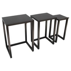 Josef Hoffman Ebonisierte Etagere Tische