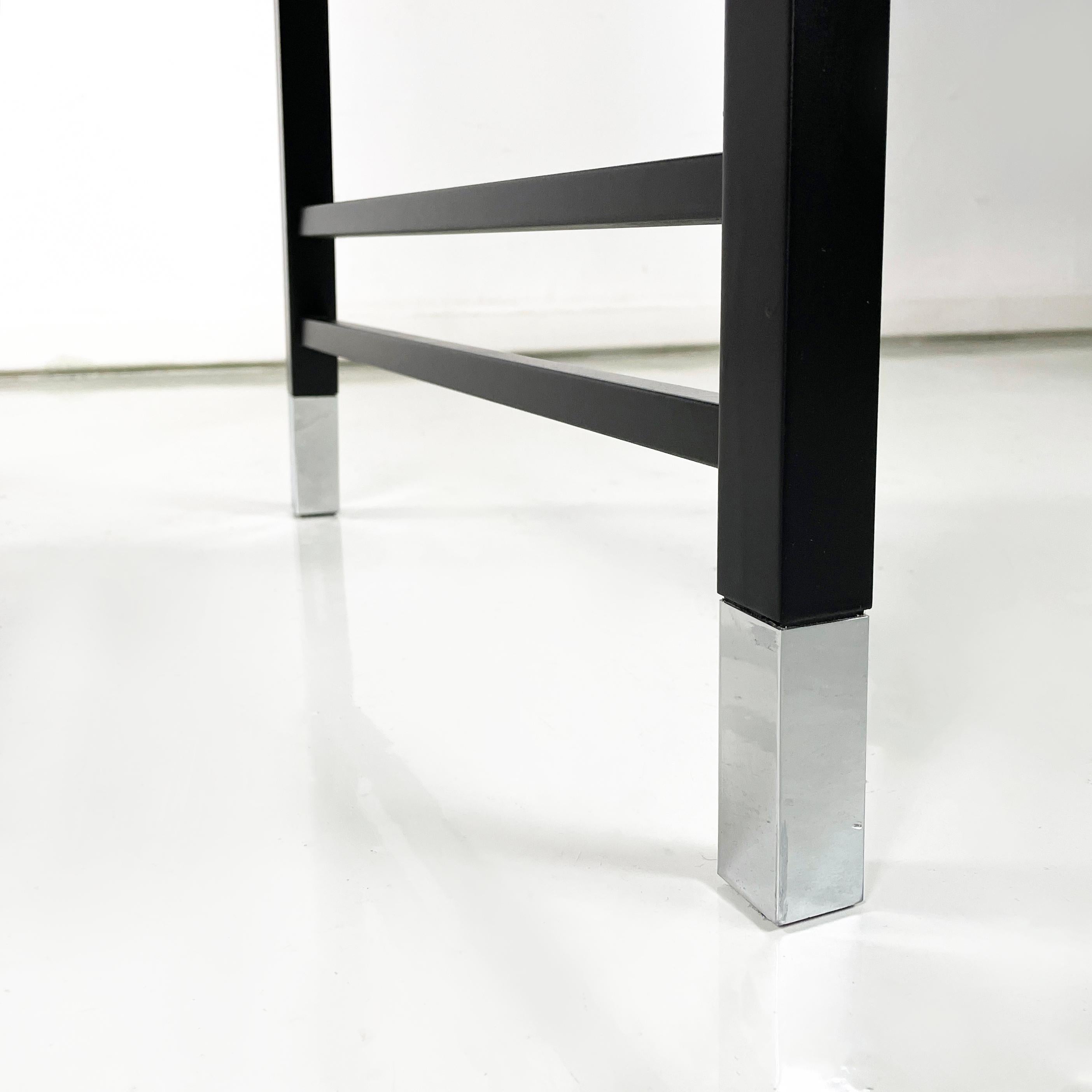 Austrian modern Chairs in black wood by Ernst W. Beranek for Thonet, 1990s For Sale 10