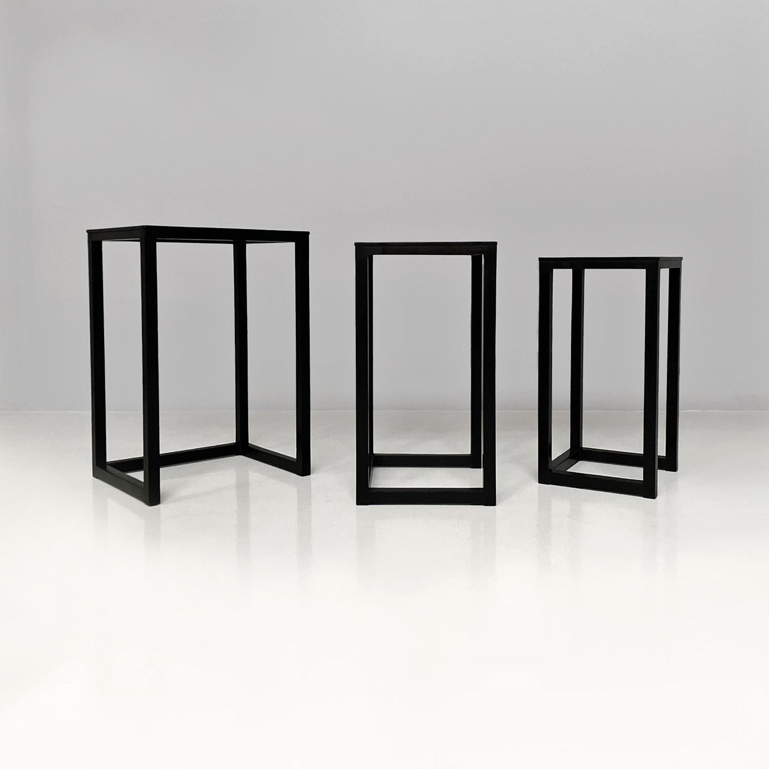 Österreichische moderne Satztische Couchtische aus massiver Esche, Josef Hoffman, Wittmann 2000 im Zustand „Gut“ im Angebot in MIlano, IT