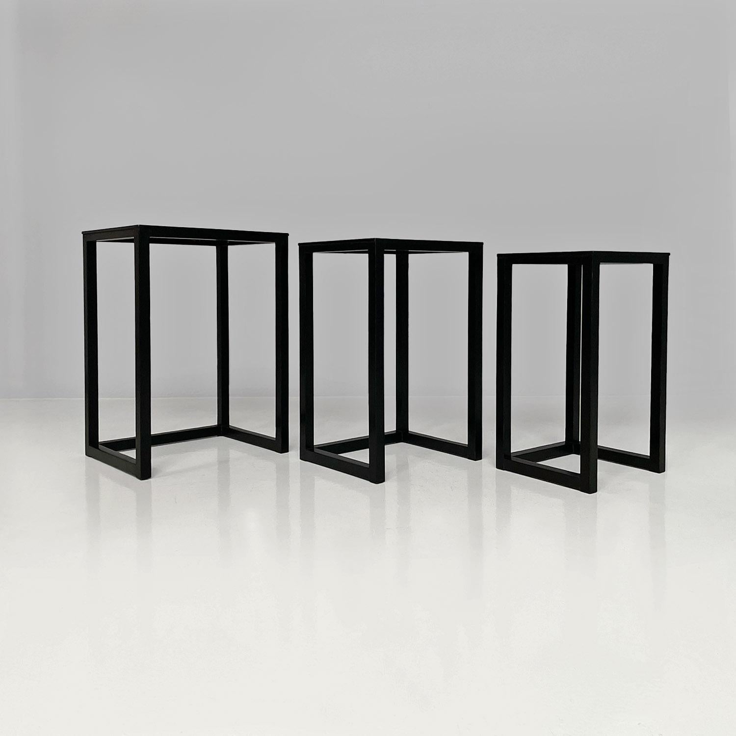 Österreichische moderne Satztische Couchtische aus massiver Esche, Josef Hoffman, Wittmann 2000 im Angebot 1