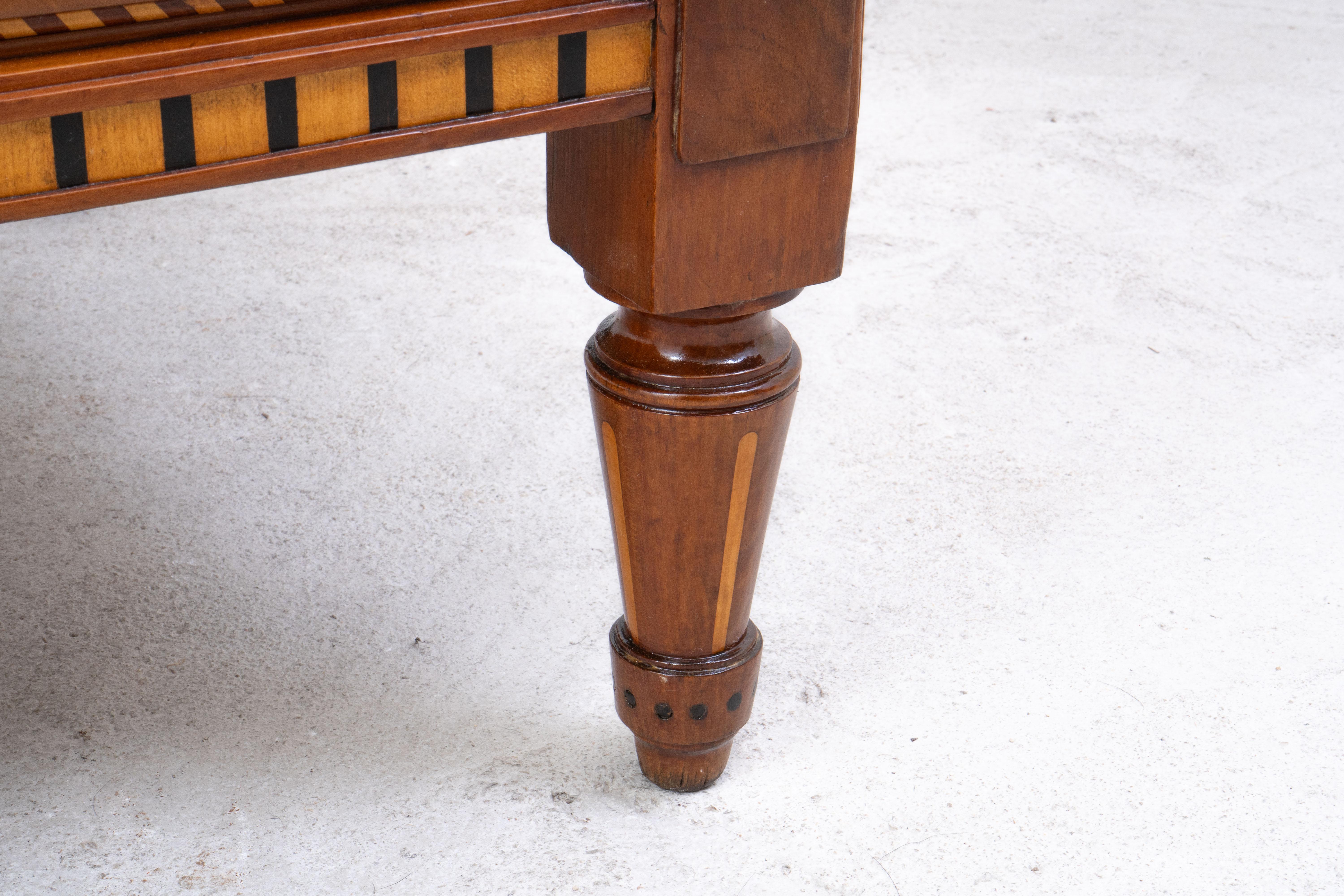 Austrian Neoclassical Cylinder Roll-Top Desk For Sale 7