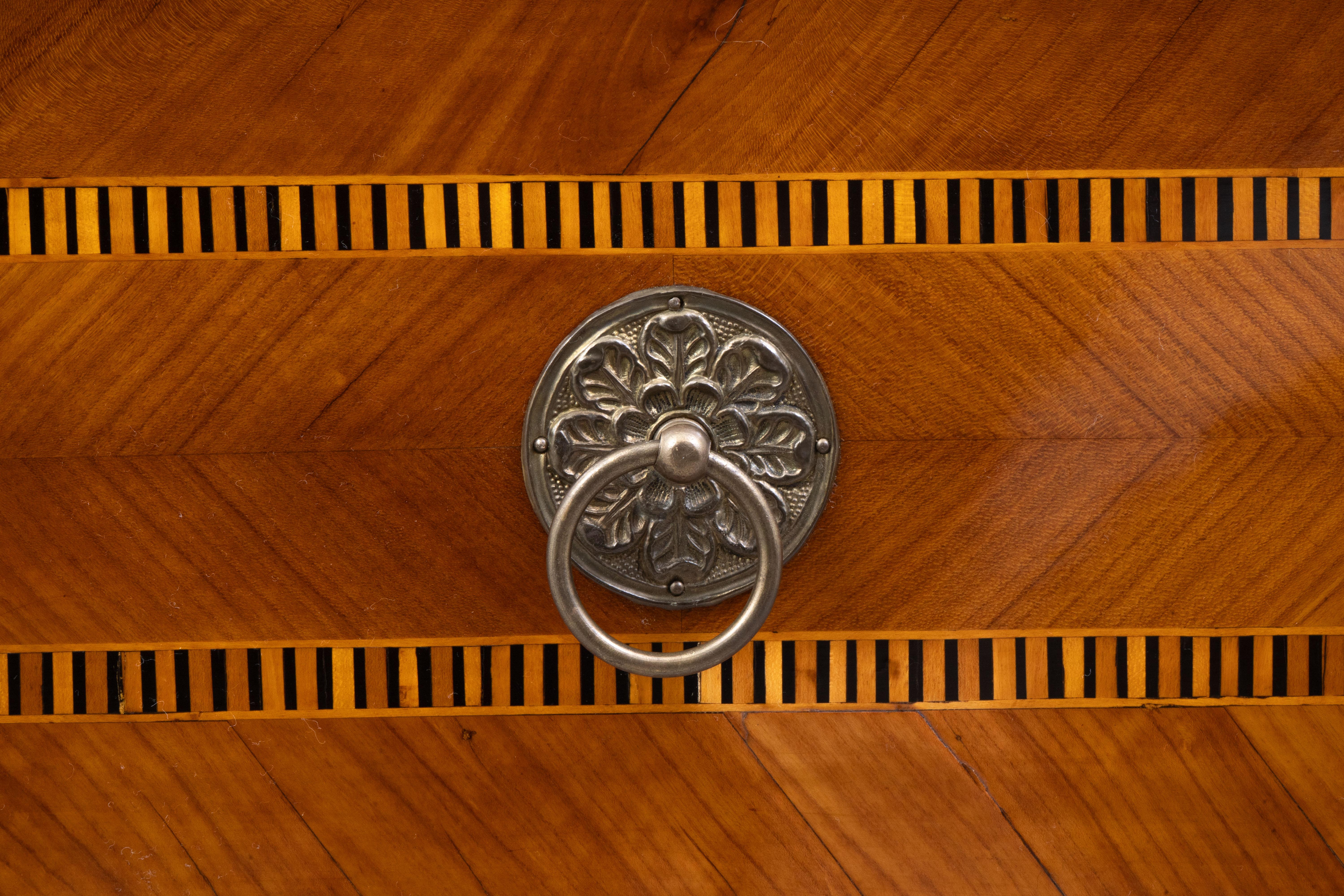 Austrian Neoclassical Cylinder Roll-Top Desk For Sale 8