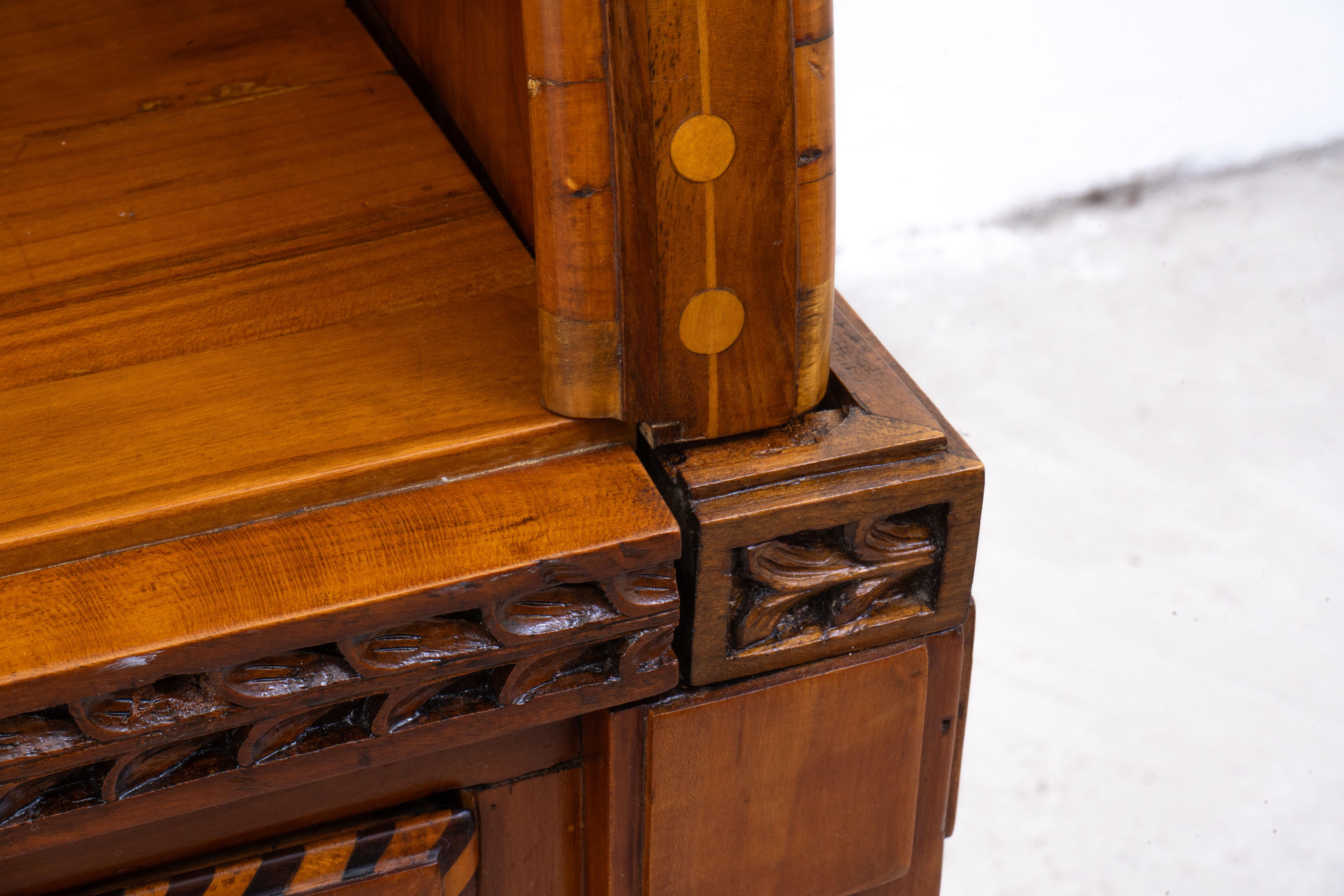Austrian Neoclassical Cylinder Roll-Top Desk For Sale 10