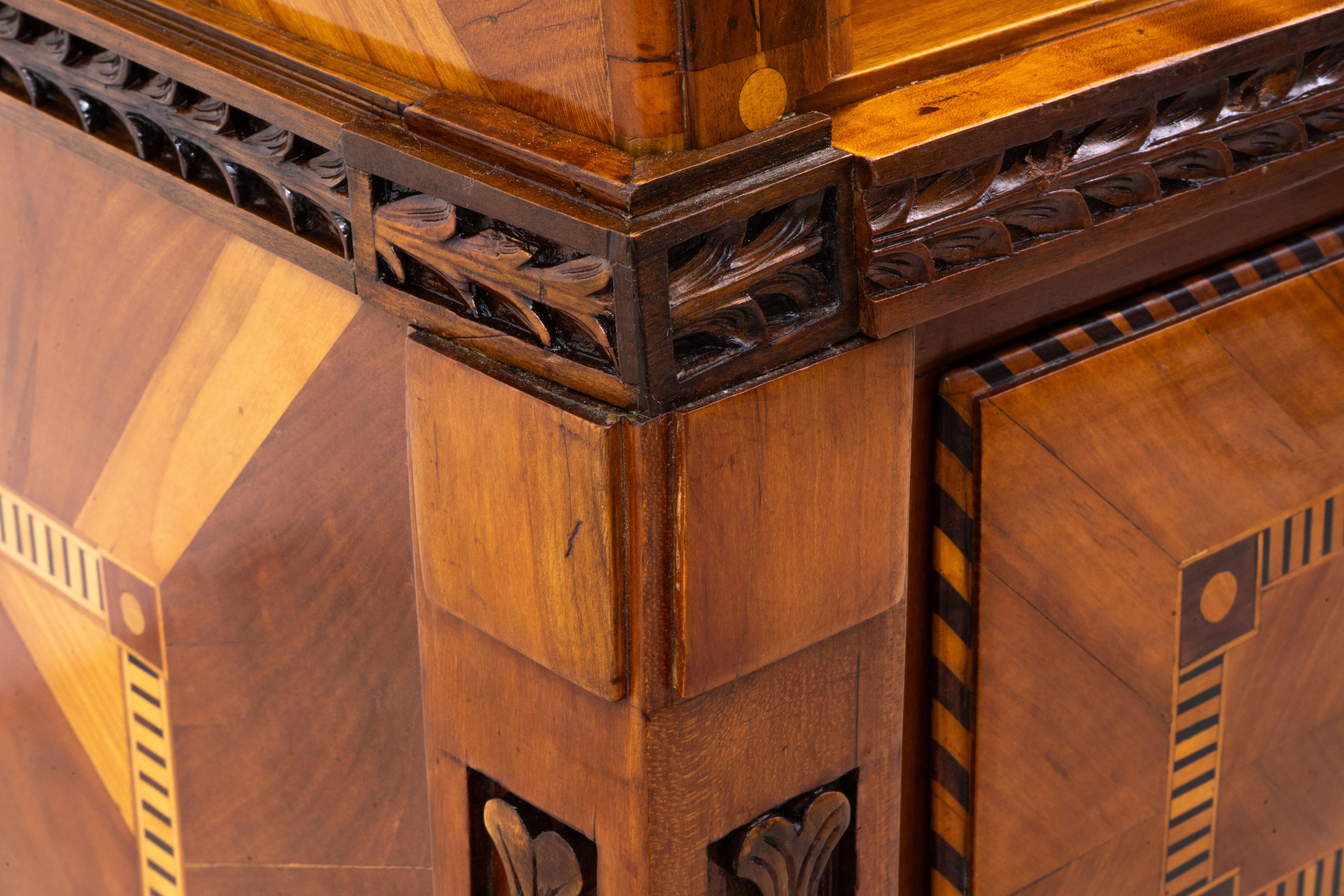 Austrian Neoclassical Cylinder Roll-Top Desk For Sale 11