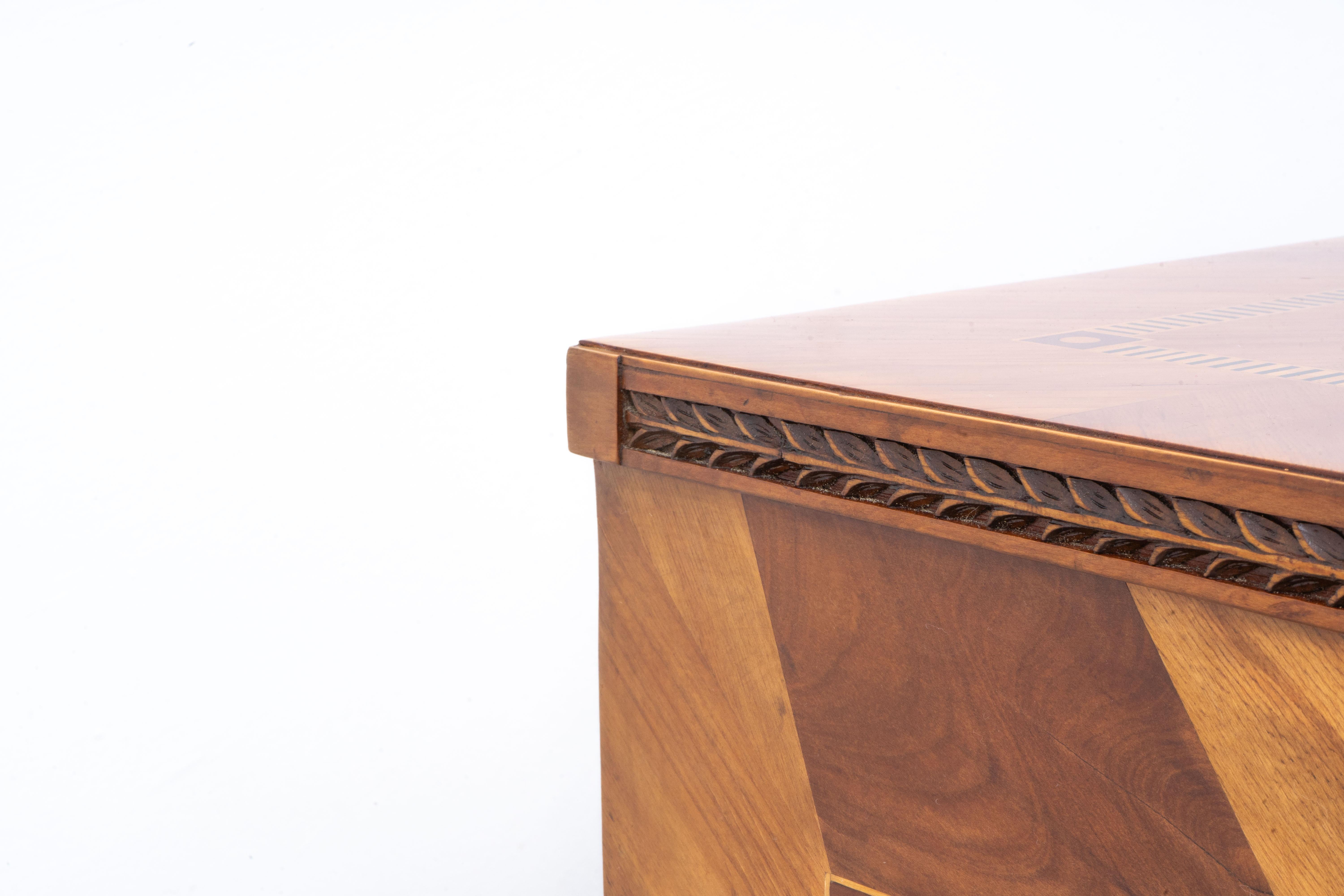 Austrian Neoclassical Cylinder Roll-Top Desk For Sale 12