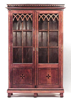 Austrian Neoclassical Style Bookcase Cabinet