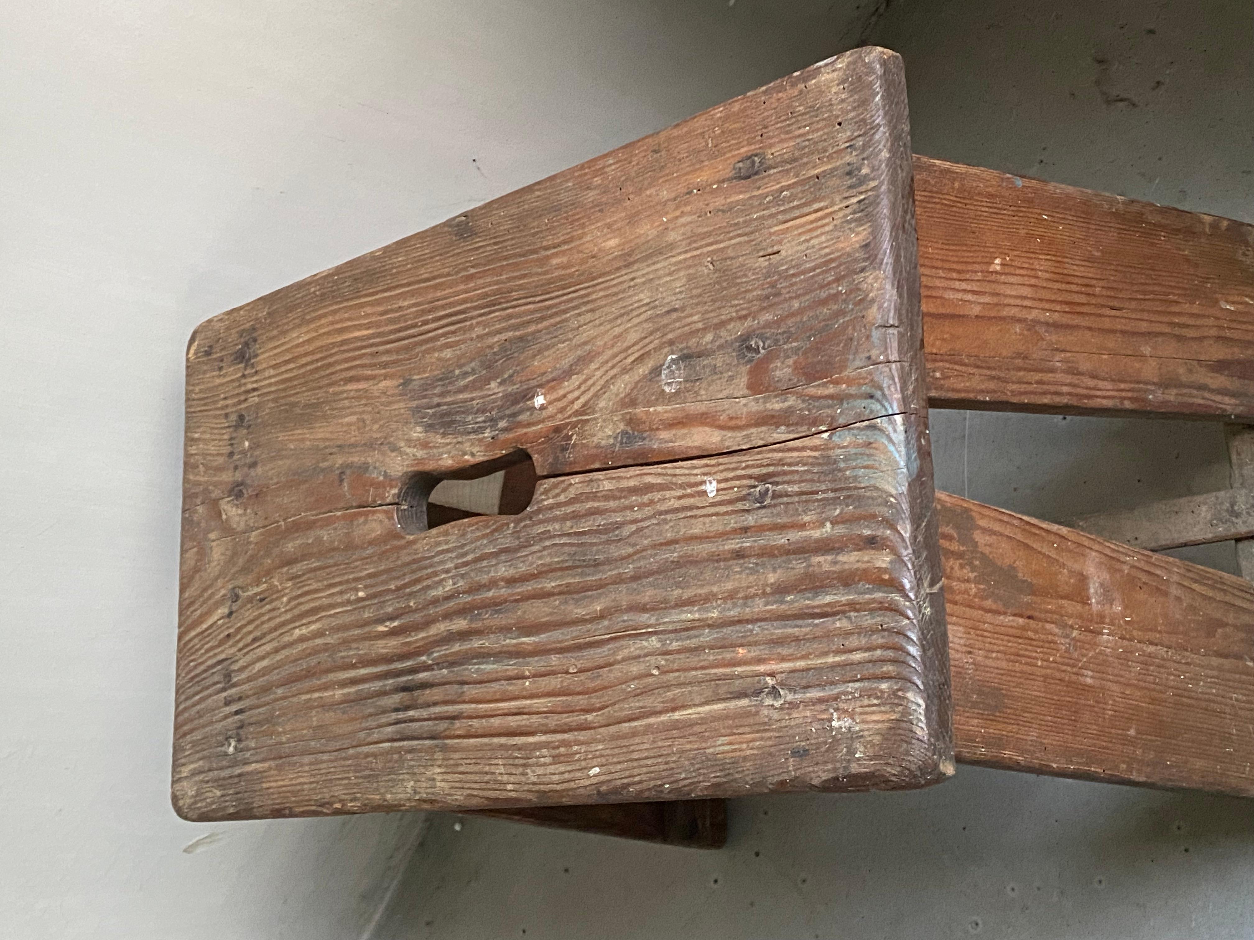 Austrian Old Side Table In Good Condition For Sale In Nijlen, BE