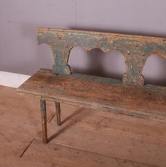 Austrian Original Painted Bench