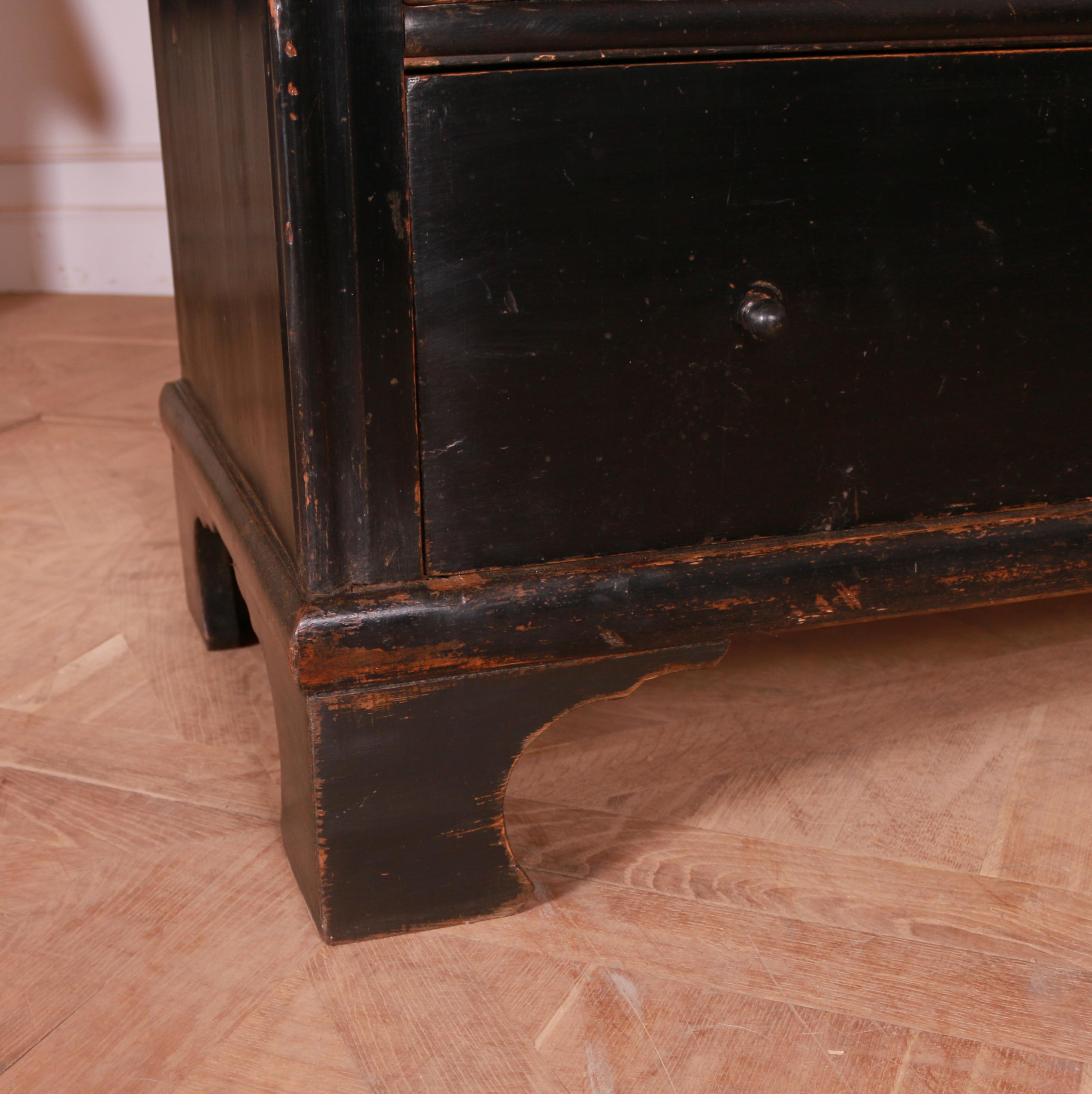 Hand-Painted Austrian Original Painted Commode
