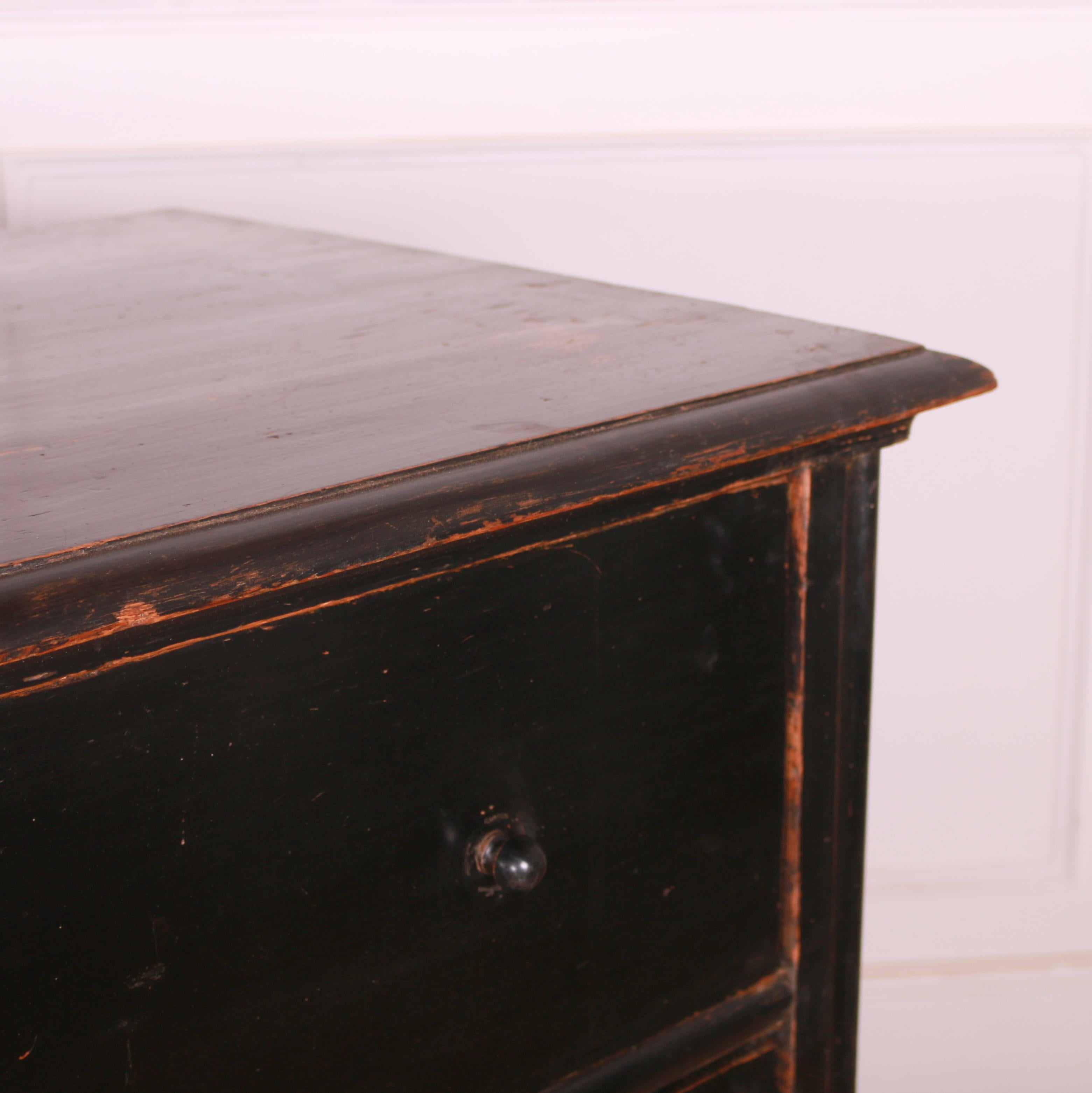 19th Century Austrian Original Painted Commode