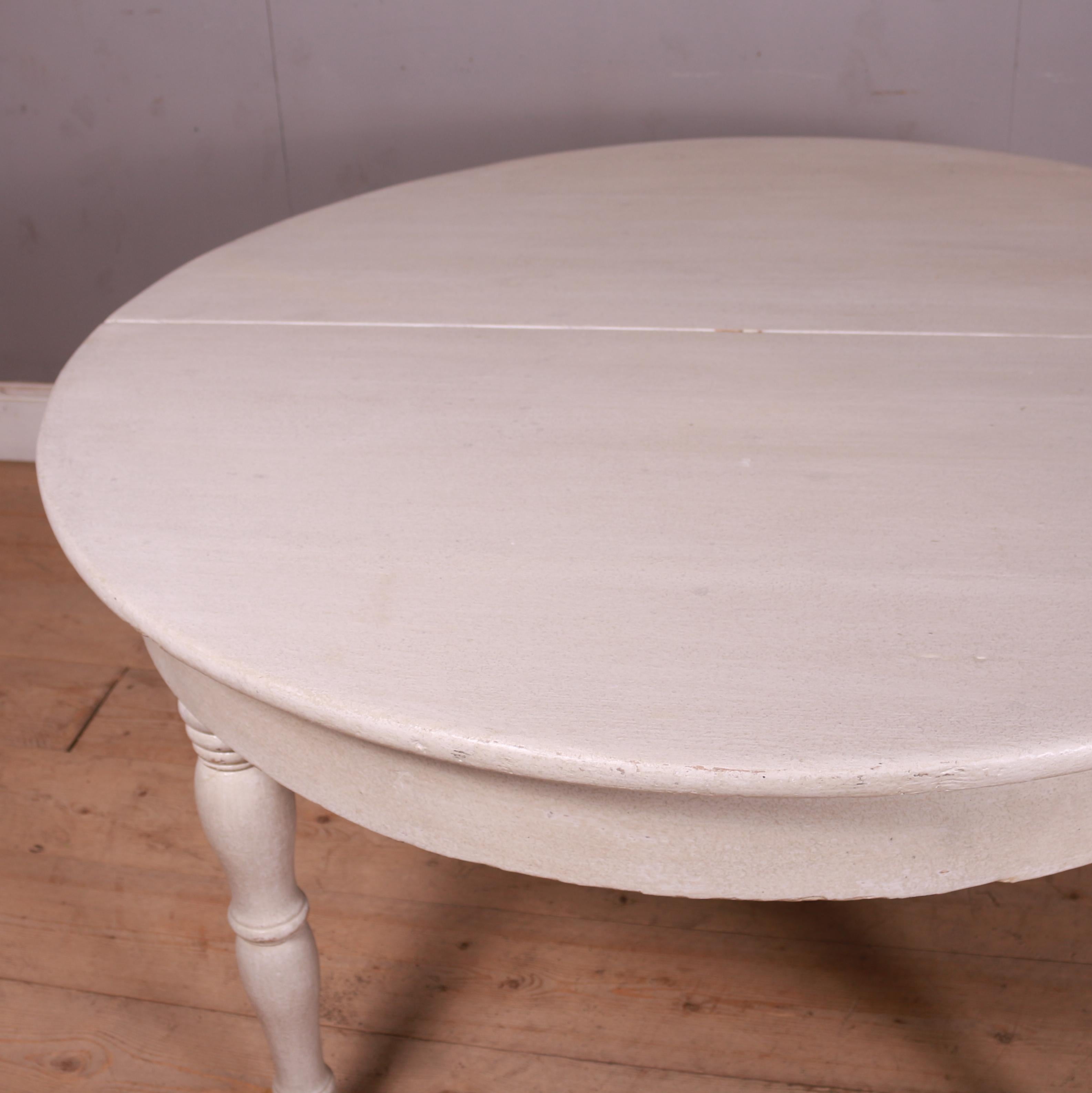 Pine Austrian Painted Dining Table For Sale