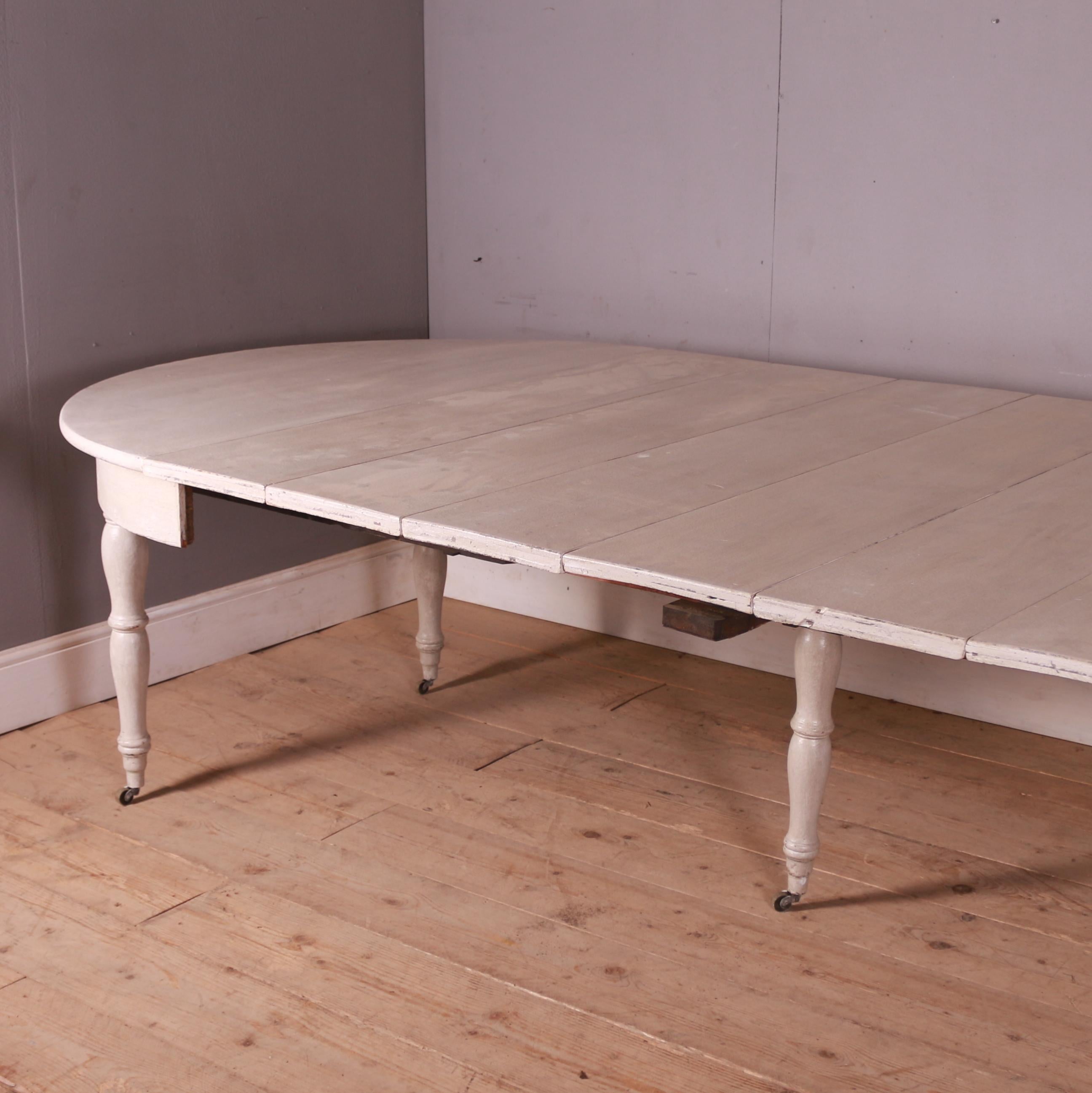 Austrian Painted Dining Table For Sale 2