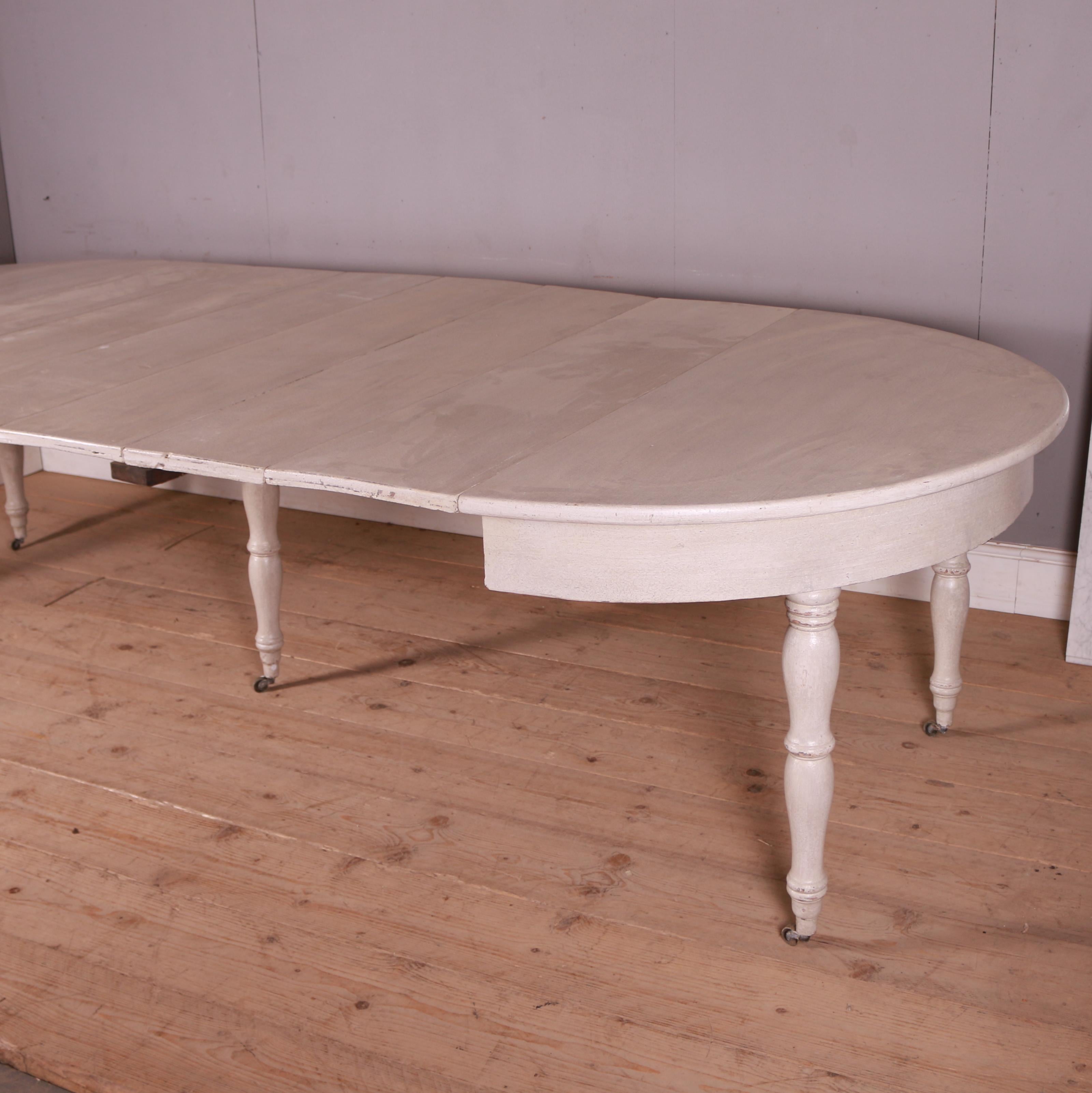Austrian Painted Dining Table For Sale 3