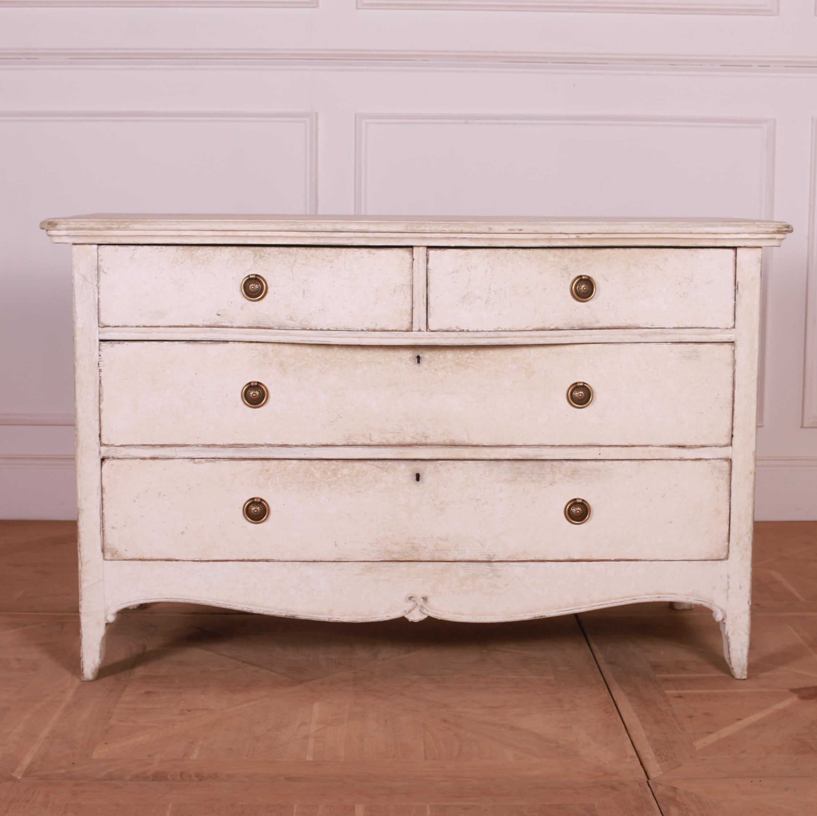 Unusual 19th C Austrian painted pine 4 drawer commode. 1860.



Dimensions
50 inches (127 cms) Wide
24 inches (61 cms) Deep
31.5 inches (80 cms) High.