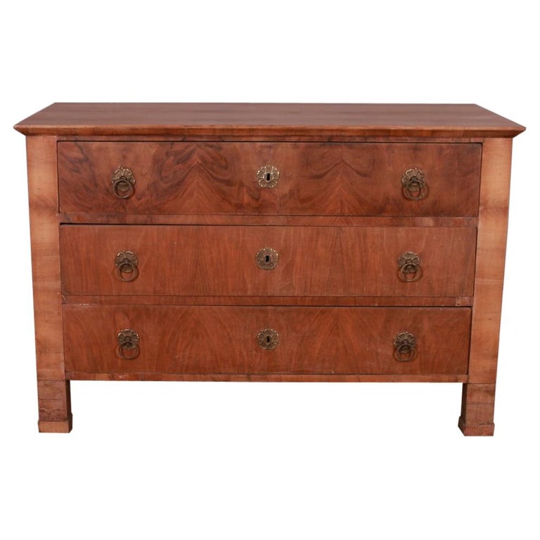 Austrian Pale Walnut Commode at 1stDibs
