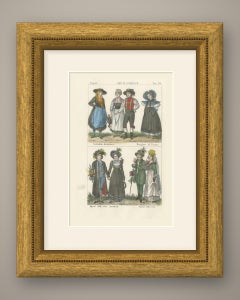 Austrian Peasants, Vienna Burgher and Bridal Couples of Austria and Styria, 1842