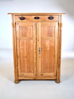 Austrian Pine Vertigo Cabinet With Shelves