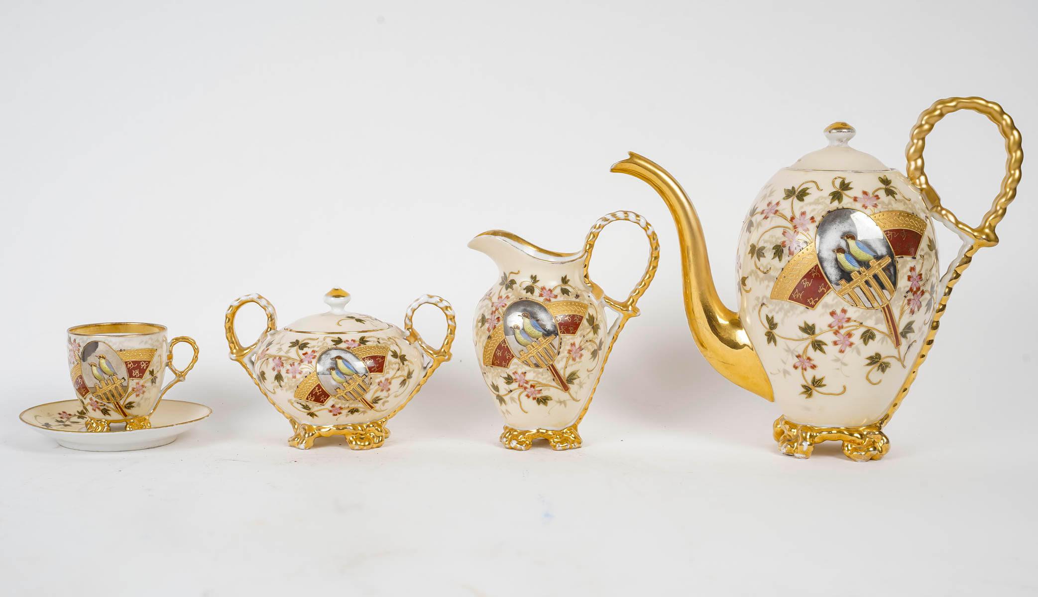 Porcelaine Service à café en porcelaine autrichienne, XIXe siècle, période Napoléon III en vente