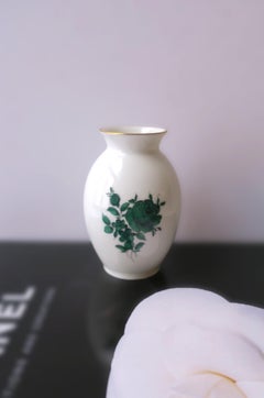 Austrian Porcelain Vase with Roses
