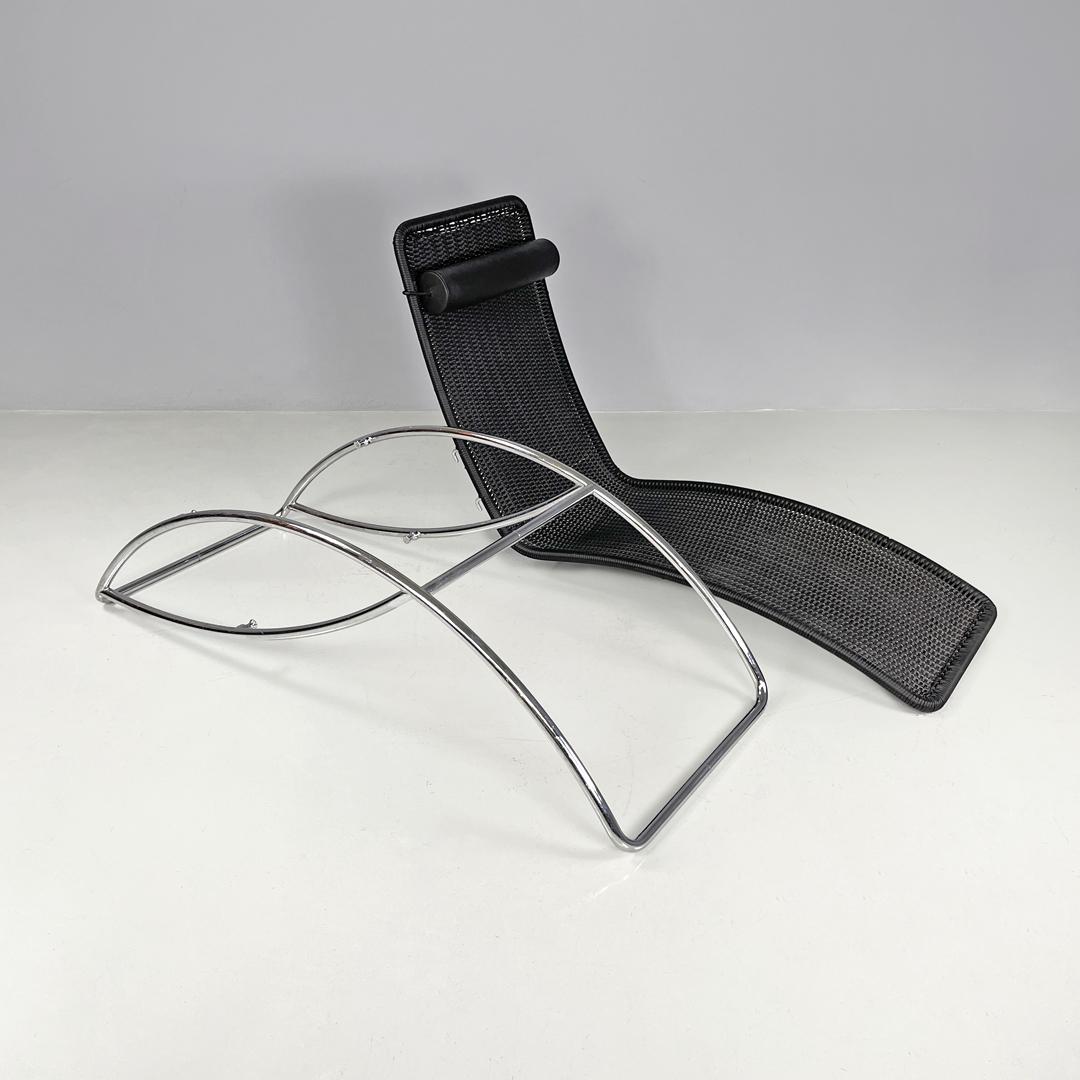 Chaise longue noire post-moderne autrichienne S 828 de Torben Skov pour Thonet, années 1980 en vente 5