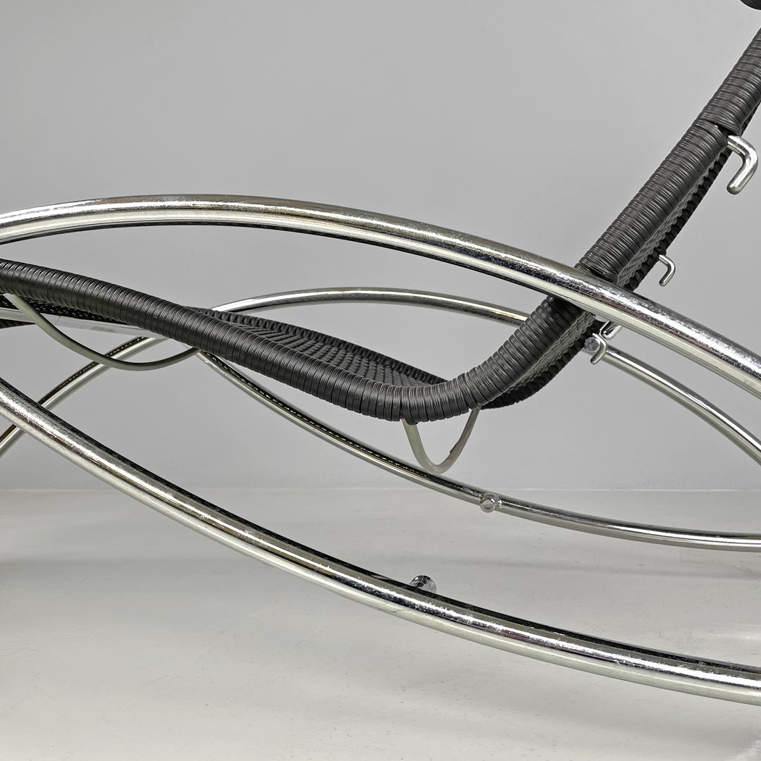 Chaise longue noire post-moderne autrichienne S 828 de Torben Skov pour Thonet, années 1980 en vente 8