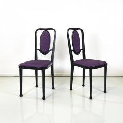 Austrian post-modern chairs 411 by Marcel Kammerer for Thonet, 1990s