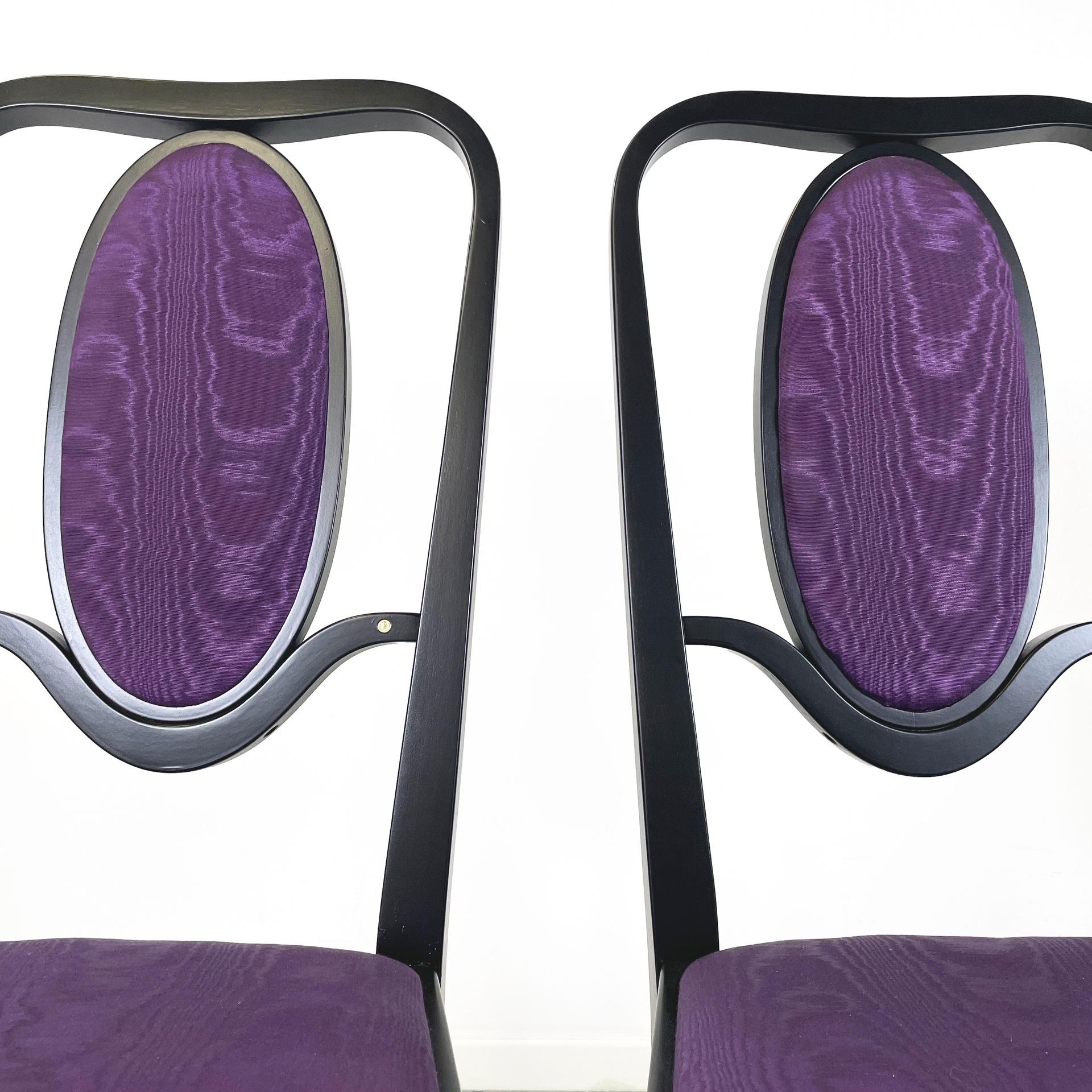 Fine XX secolo Sedie post-moderne austriache 411 di Marcel Kammerer per Thonet, anni '90 in vendita