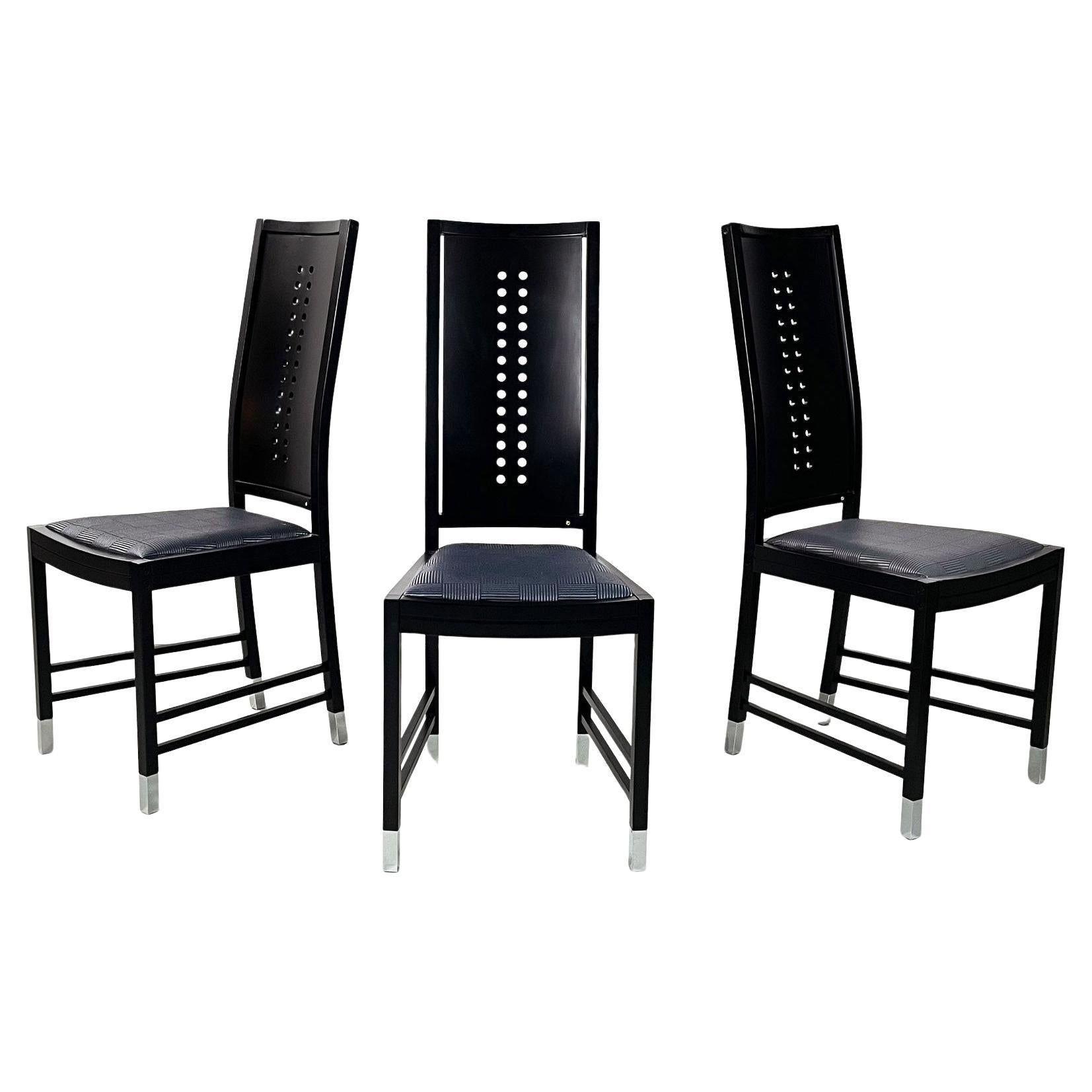 Österreichische postmoderne Stühle der Postmoderne von Ernst W. Beranek für Thonet, 1990er Jahre