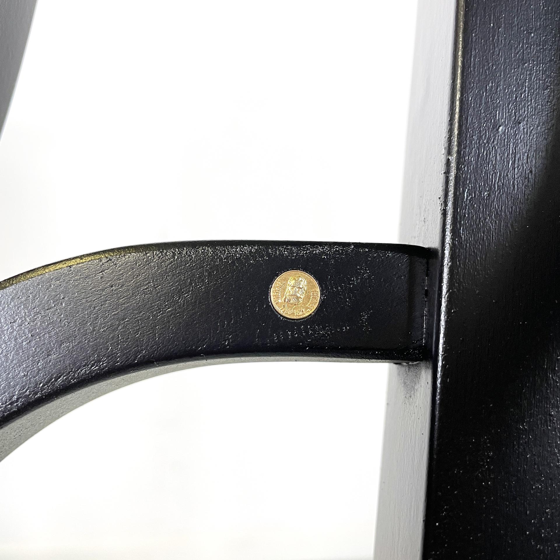 Sillas austriacas postmodernas de tela morada de Marcel Kammerer para Thonet, años 90 en venta 10