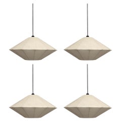 Ensemble autrichien postmoderne de quatre lustres "Cocoon" par EGLO Leuchten, années 1990