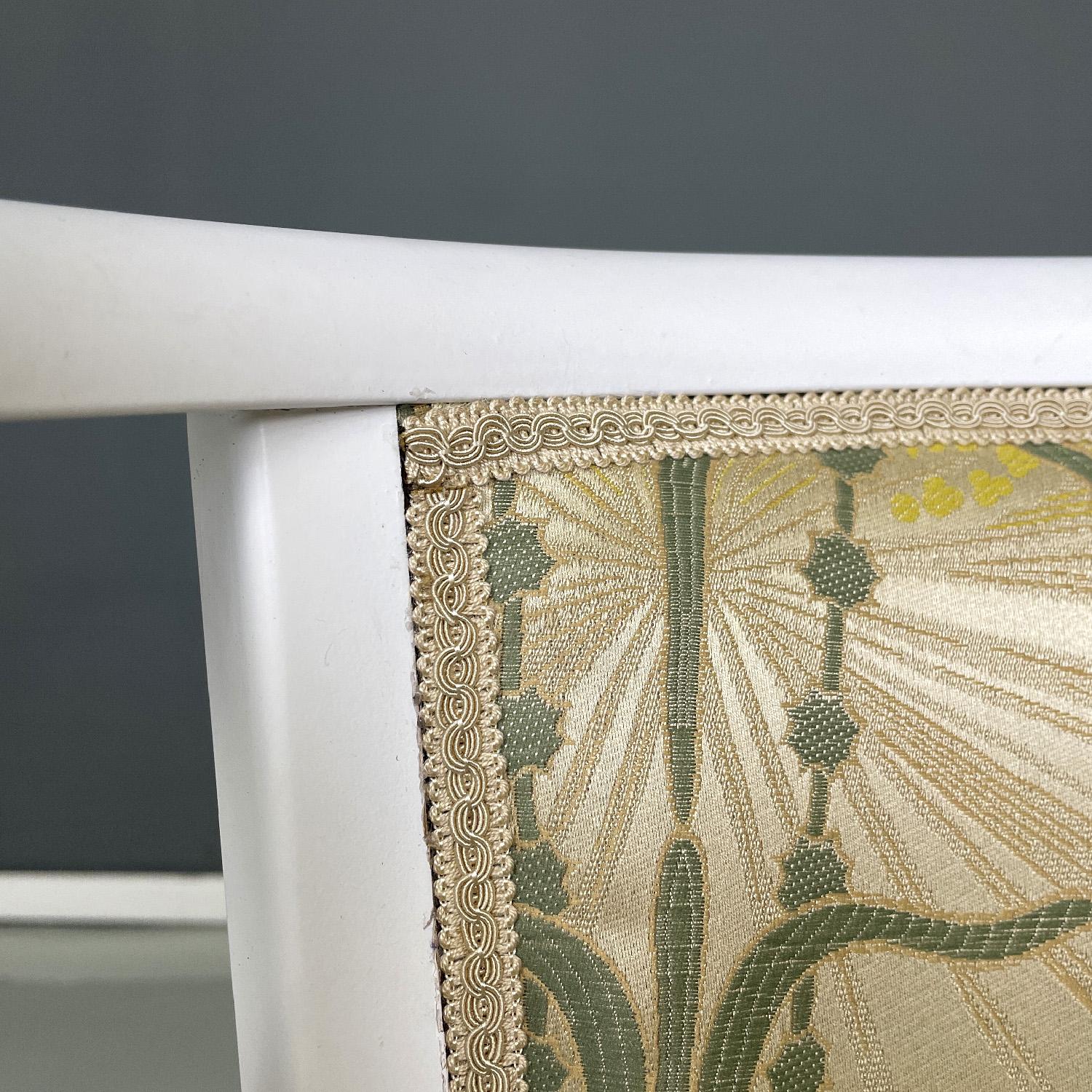 Sedie da vasca austriache postmoderne in legno bianco di Joseph Hoffmann per Thonet, anni '90 in vendita 3