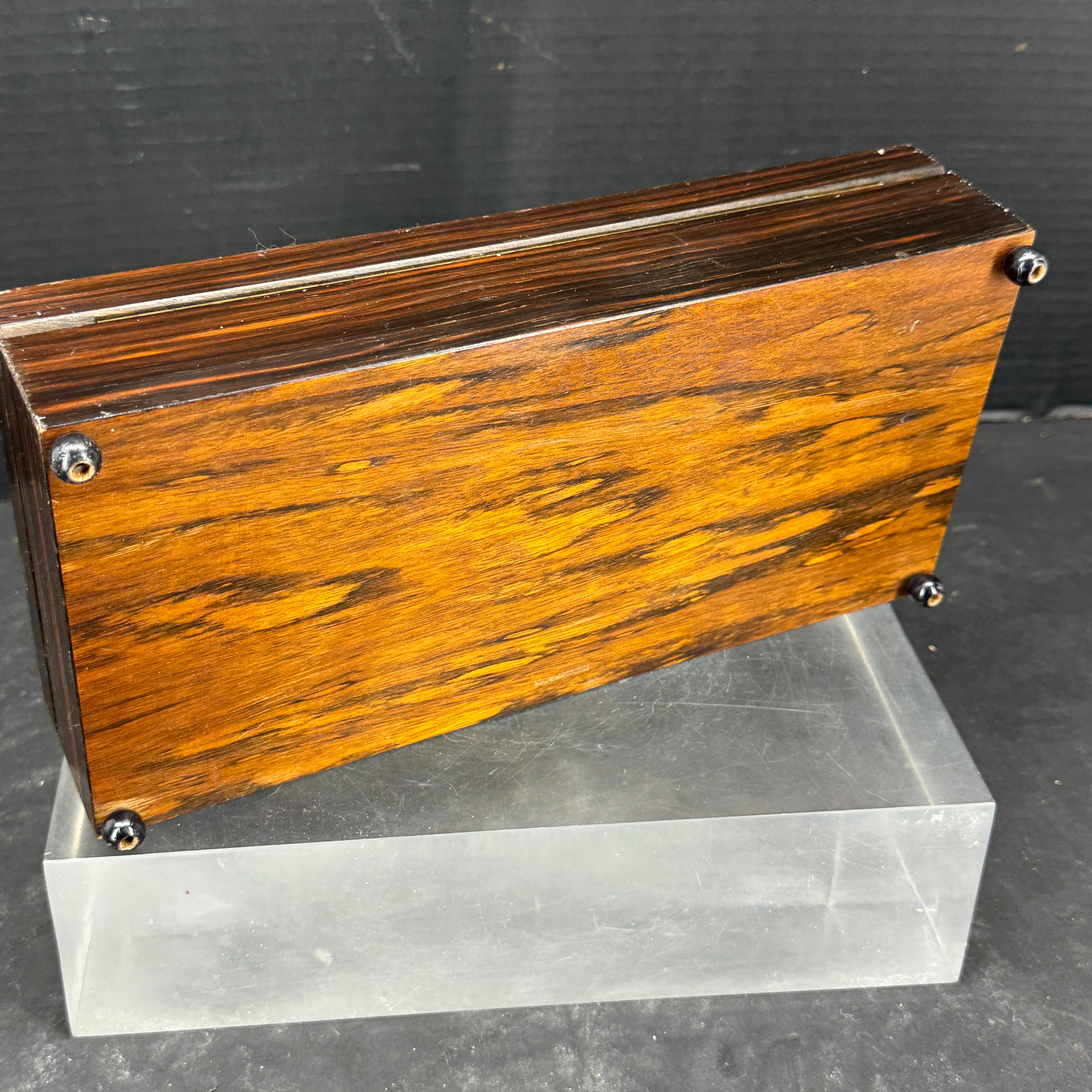 Austrian Rectangular Rosewood Trinket Jewelry Box For Sale 13