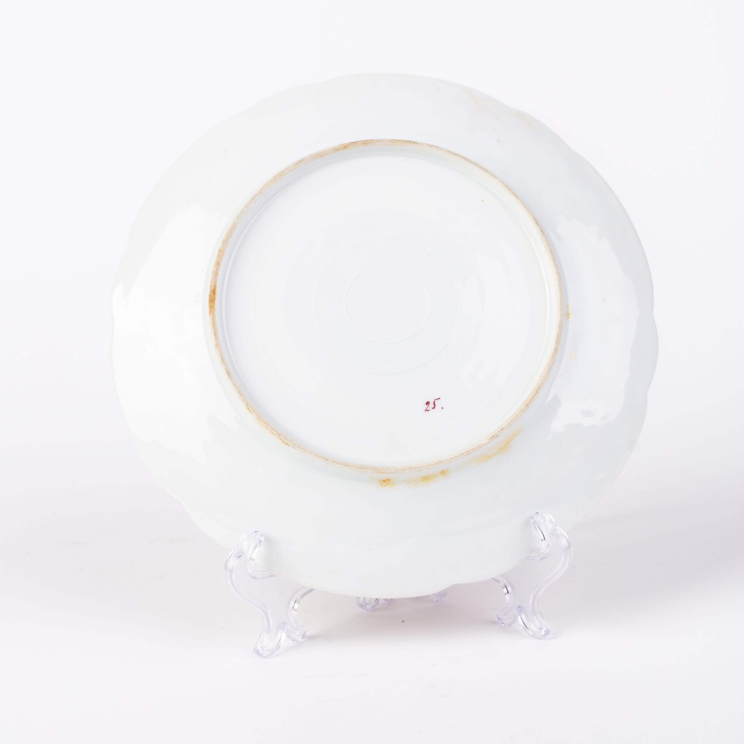 Austrian Royal Vienna Fine Porcelain Cabinet Plate  For Sale 1