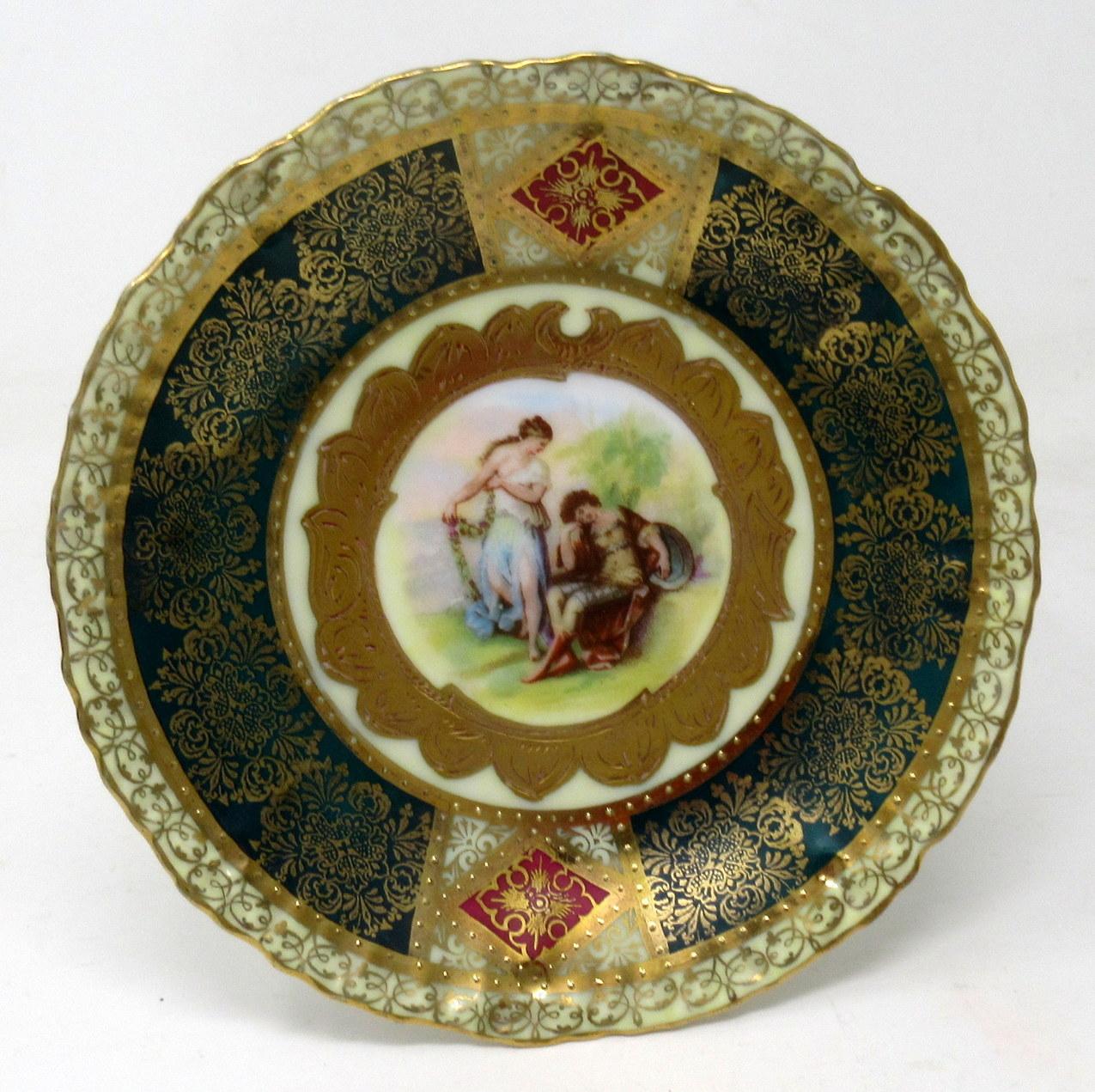 Austrian Royal Vienna Mythological Themed Angelica Kauffman Tea Cup Saucer 19ct 3