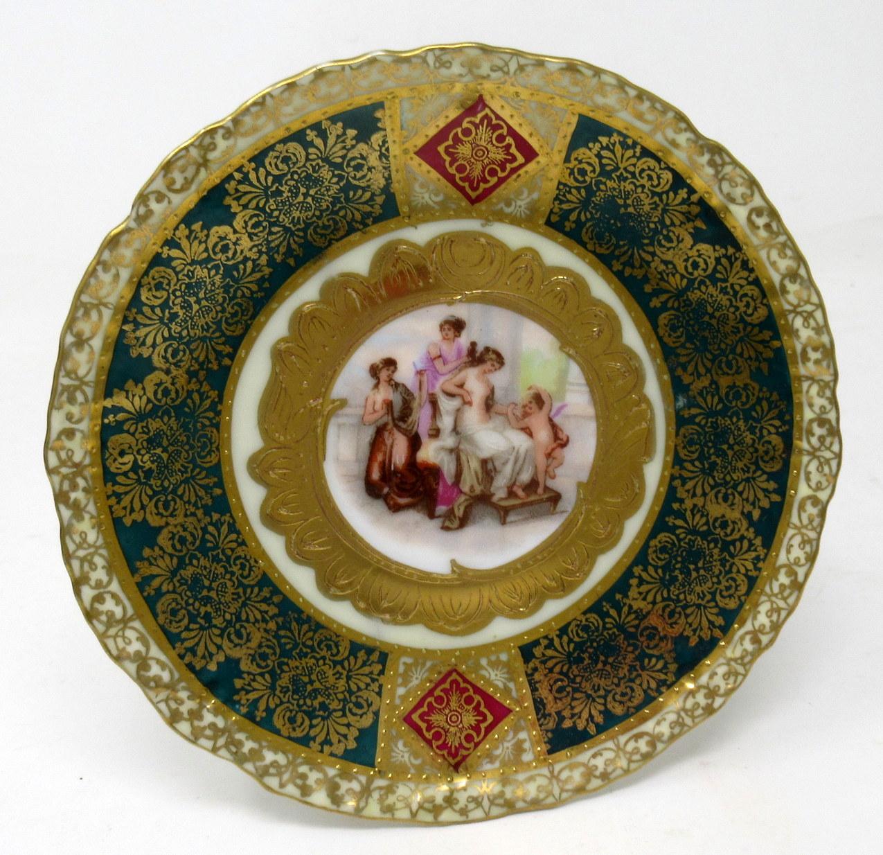 Austrian Royal Vienna Mythological Themed Angelica Kauffman Tea Cup Saucer 19ct 4