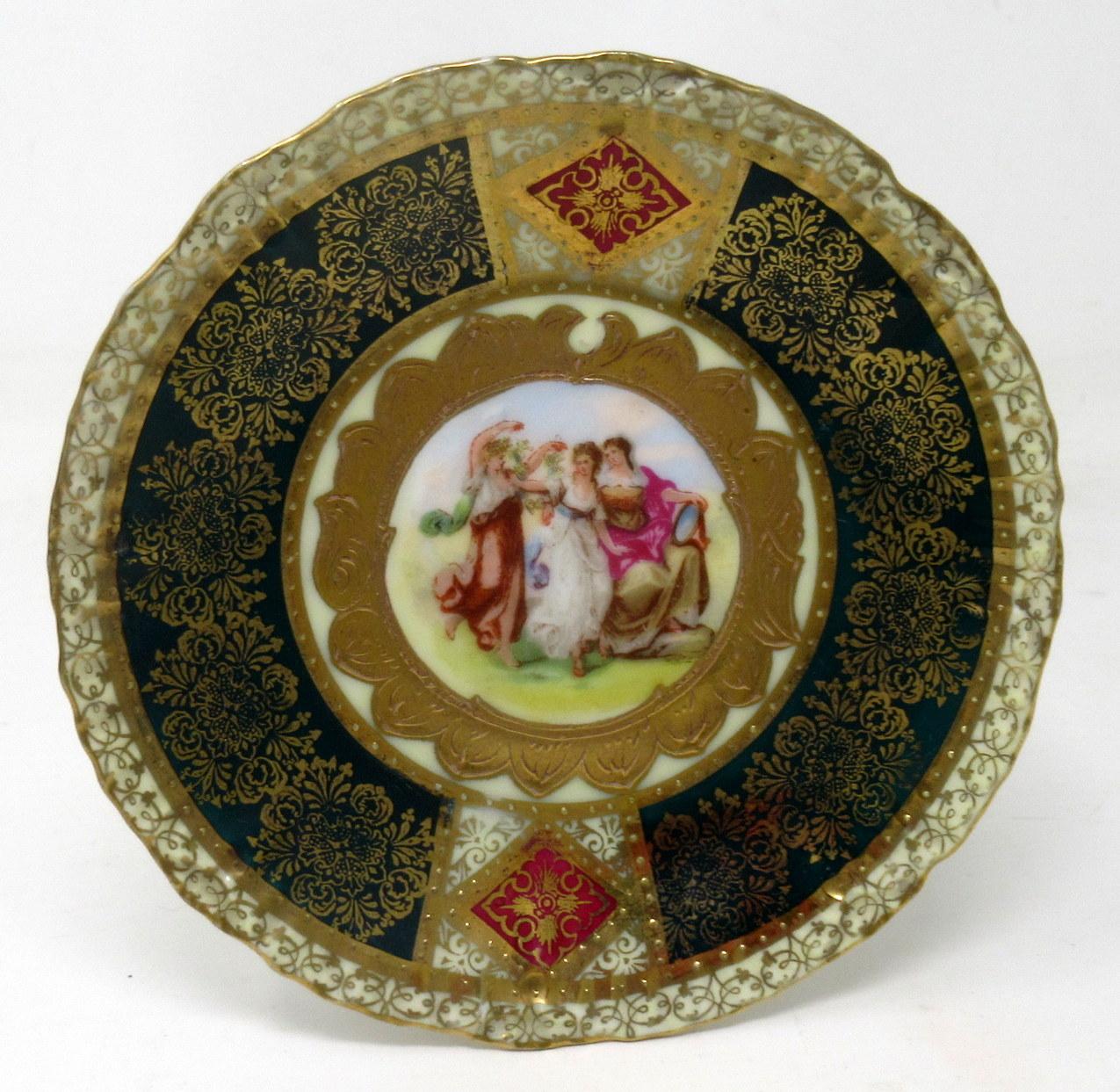 Austrian Royal Vienna Mythological Themed Angelica Kauffman Tea Cup Saucer 19ct 7