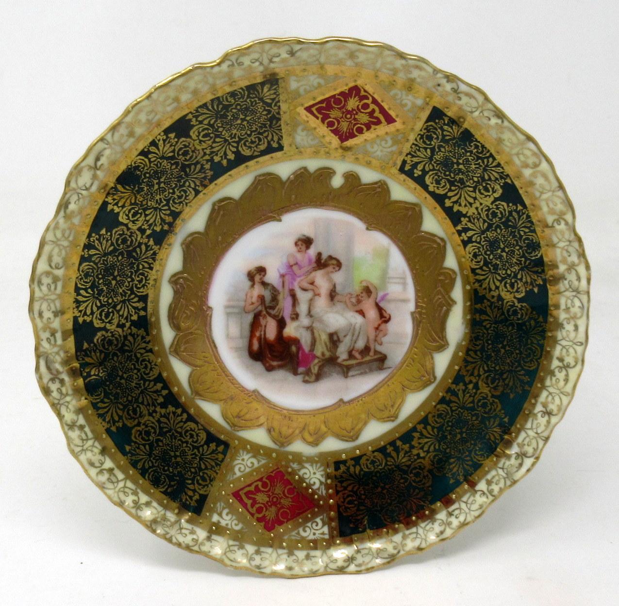 Austrian Royal Vienna Mythological Themed Angelica Kauffman Tea Cup Saucer 19ct 8