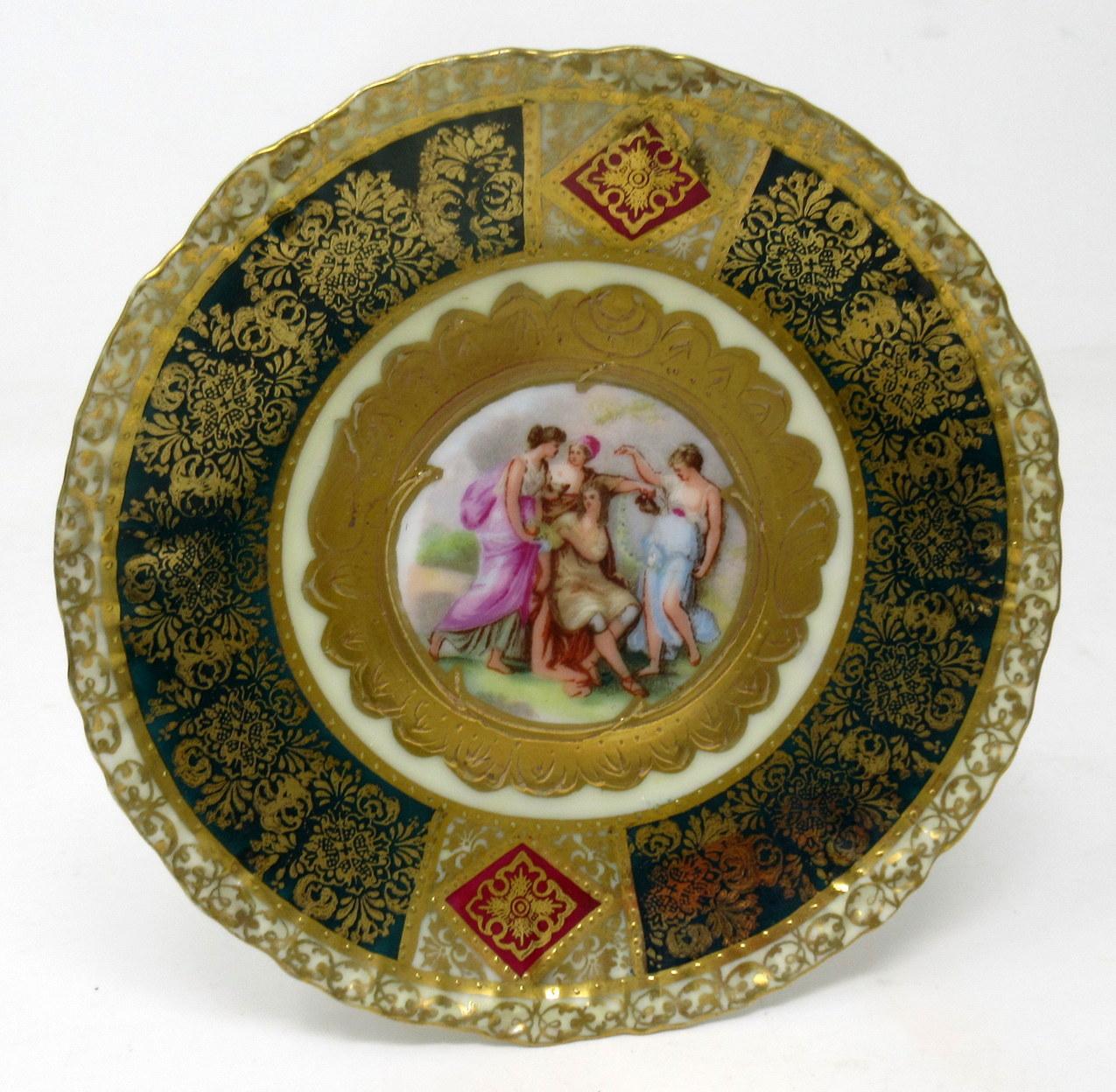 Austrian Royal Vienna Mythological Themed Angelica Kauffman Tea Cup Saucer 19ct 1