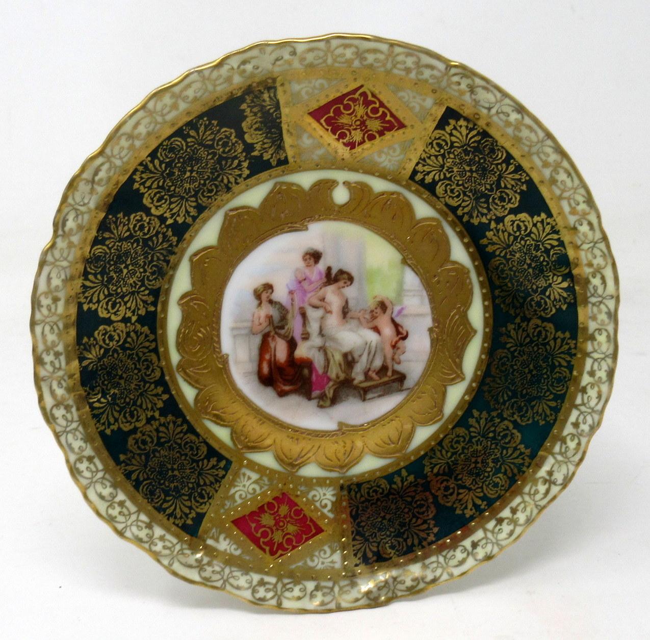 Austrian Royal Vienna Mythological Themed Angelica Kauffman Tea Cup Saucer 19ct 2