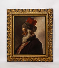 Austrian School, 19th Century, An Orientalist Portrait of a Turkish Sultan