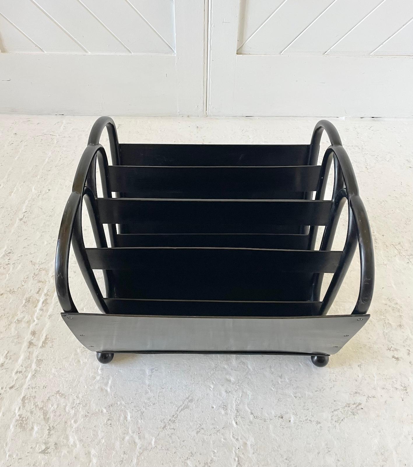 Austrian Secession Magazine Rack By Koloman Moser In Good Condition For Sale In Petworth, GB