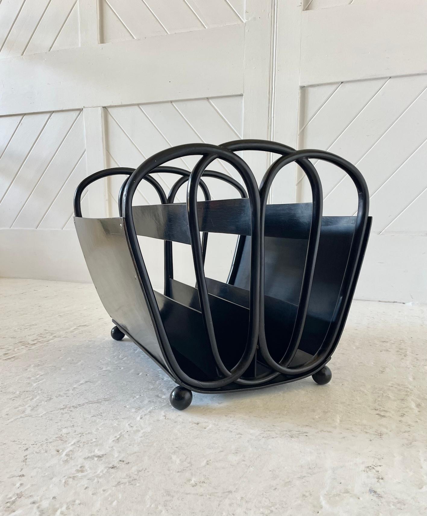 Early 20th Century Austrian Secession Magazine Rack By Koloman Moser For Sale