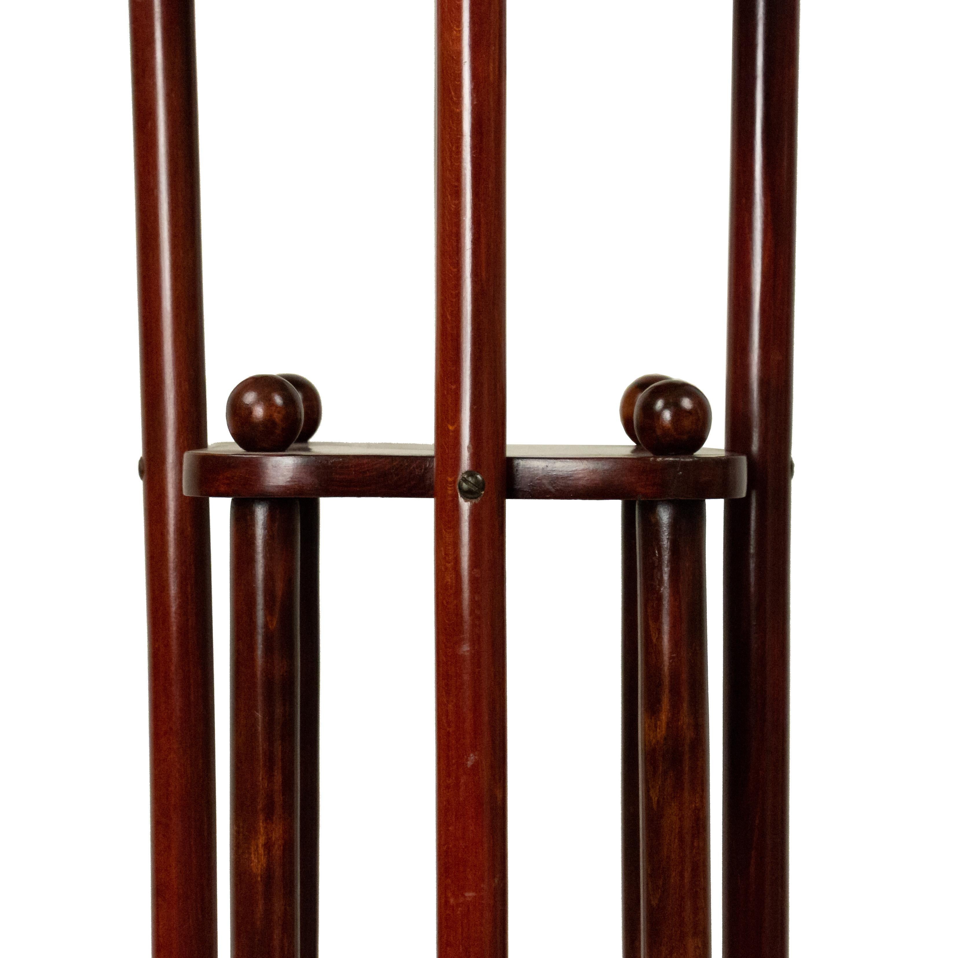 Bentwood Secessionist Thonet Pedestal For Sale 1