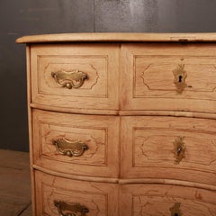 Austrian Serpentine Oak Commode