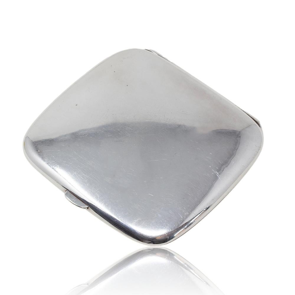 Portasigarette austriaco in argento e smalto di Schuch L.Nachfolger, G. Edlauer in vendita 3