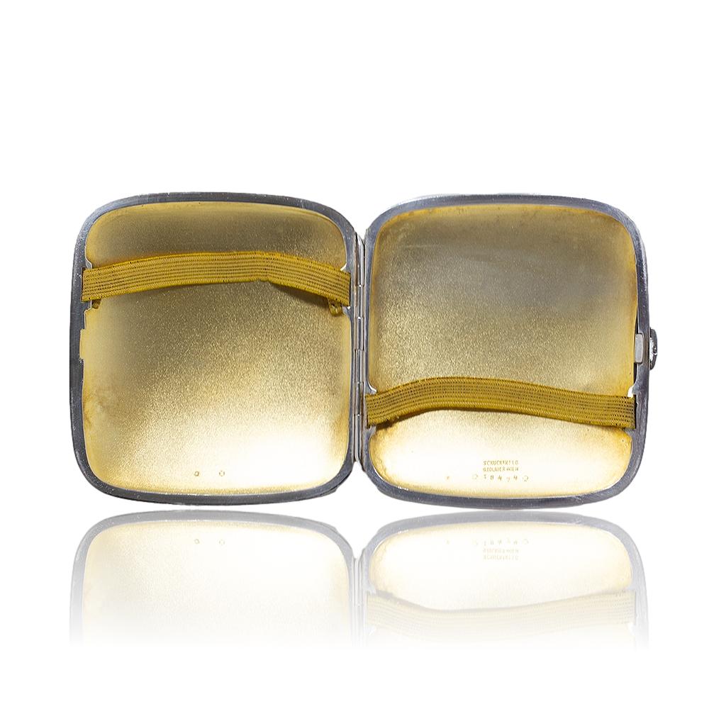 Portasigarette austriaco in argento e smalto di Schuch L.Nachfolger, G. Edlauer in vendita 5
