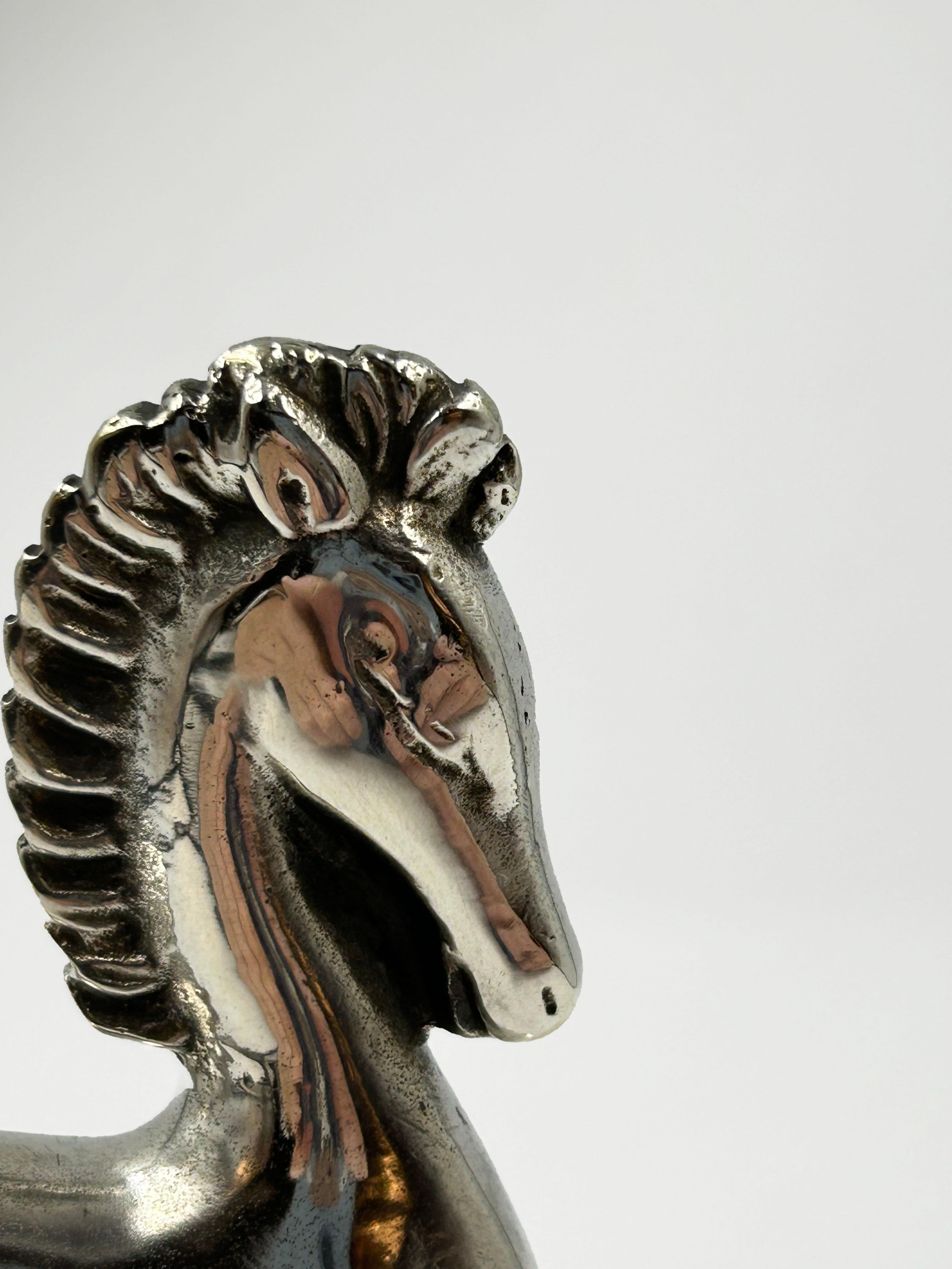 Art déco Figurine autrichienne Hagenauer plaquée argent en vente