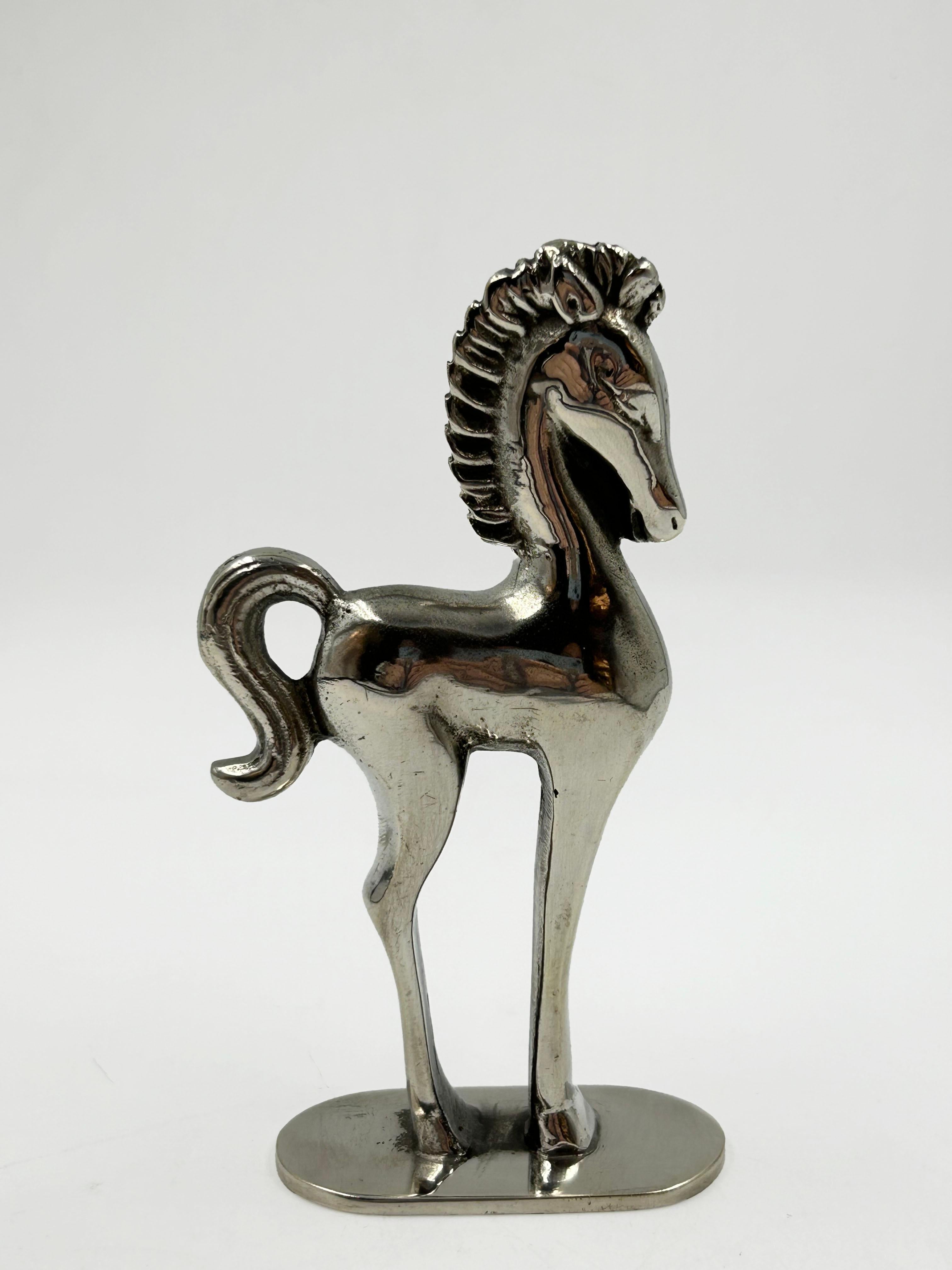 Autrichien Figurine autrichienne Hagenauer plaquée argent en vente