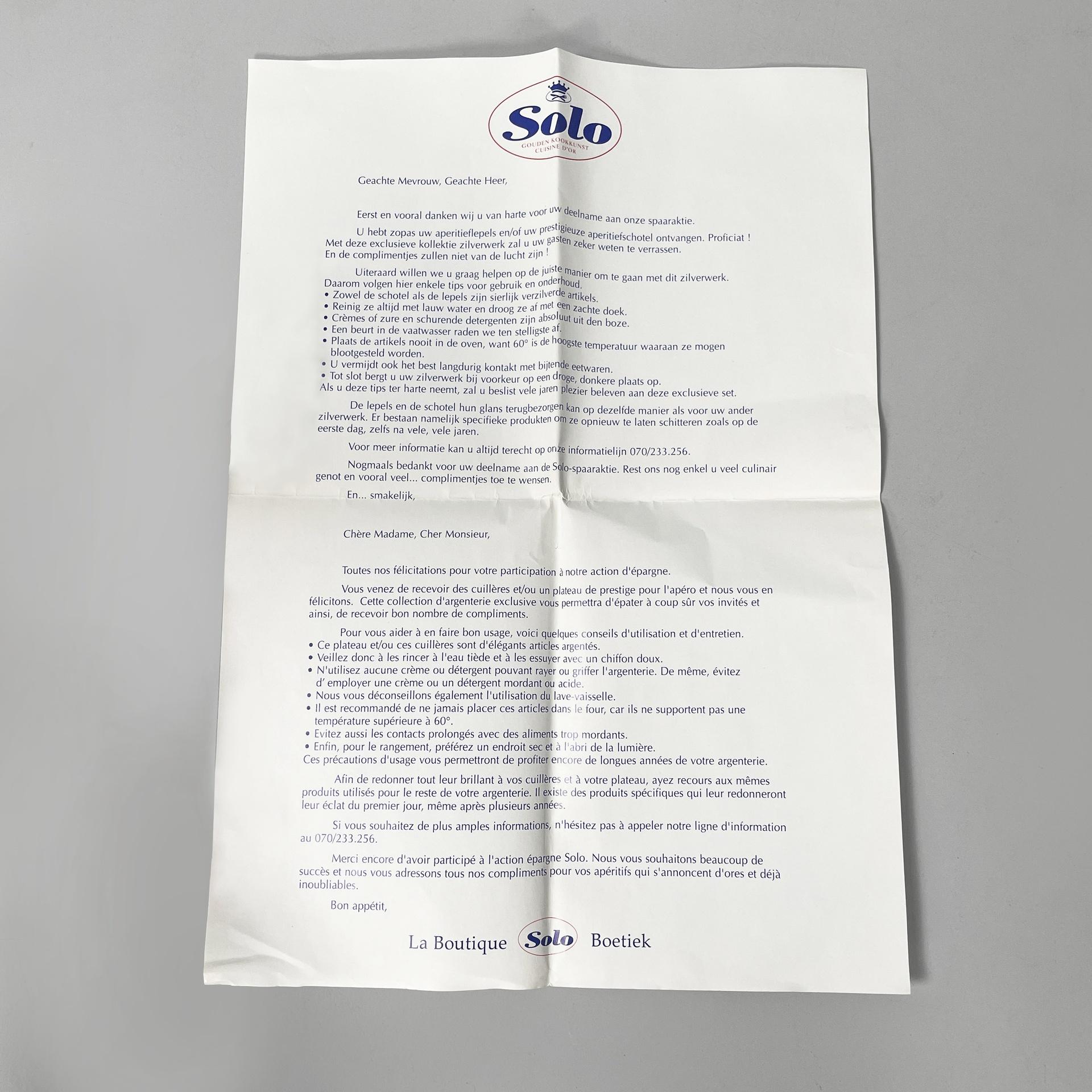Österreichische versilberte Austernlöffel von Solo, 1950er Jahre im Angebot 10