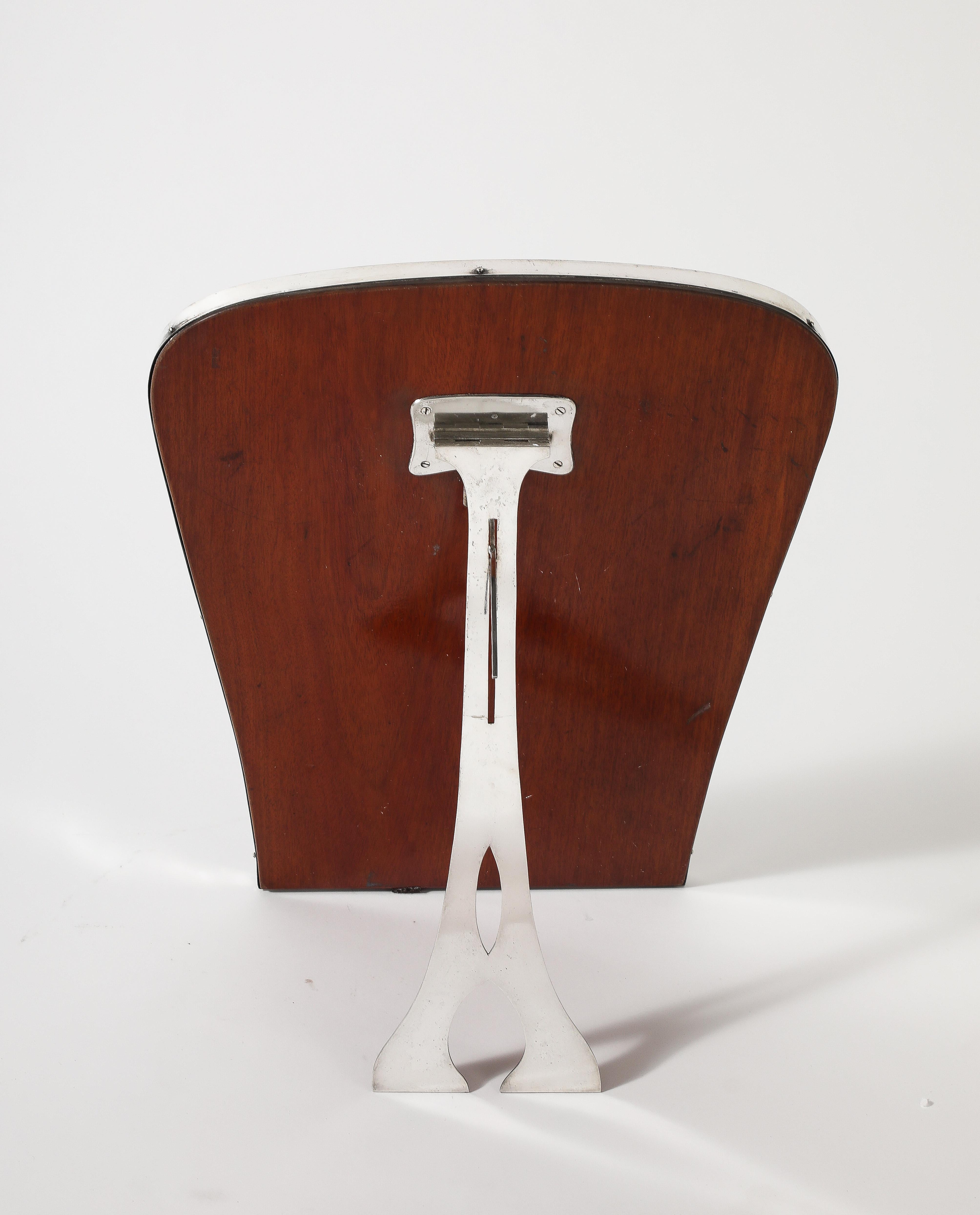 Austrian Silver Toilette Mirror For Sale 6